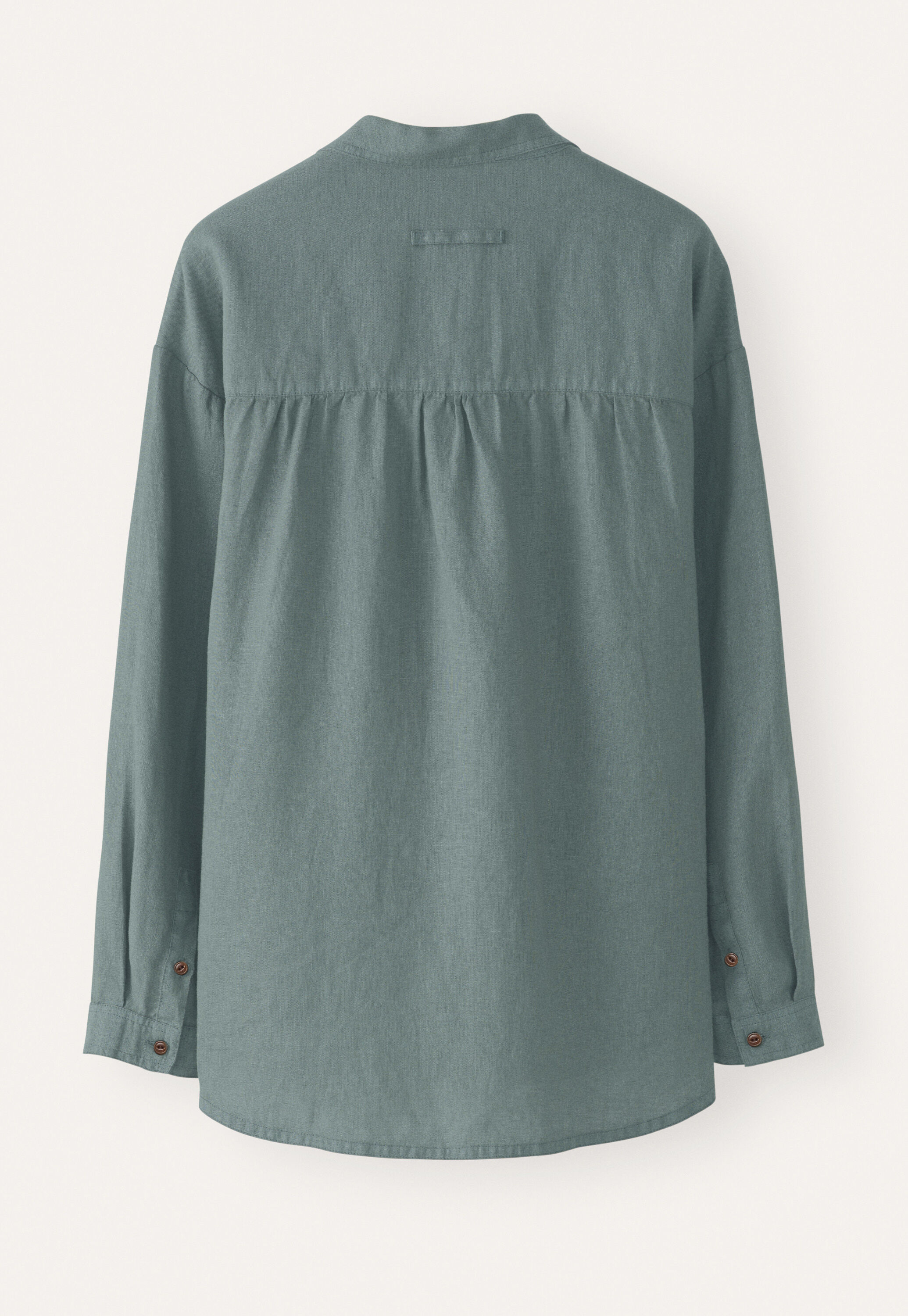 Garment-dyed overshirt