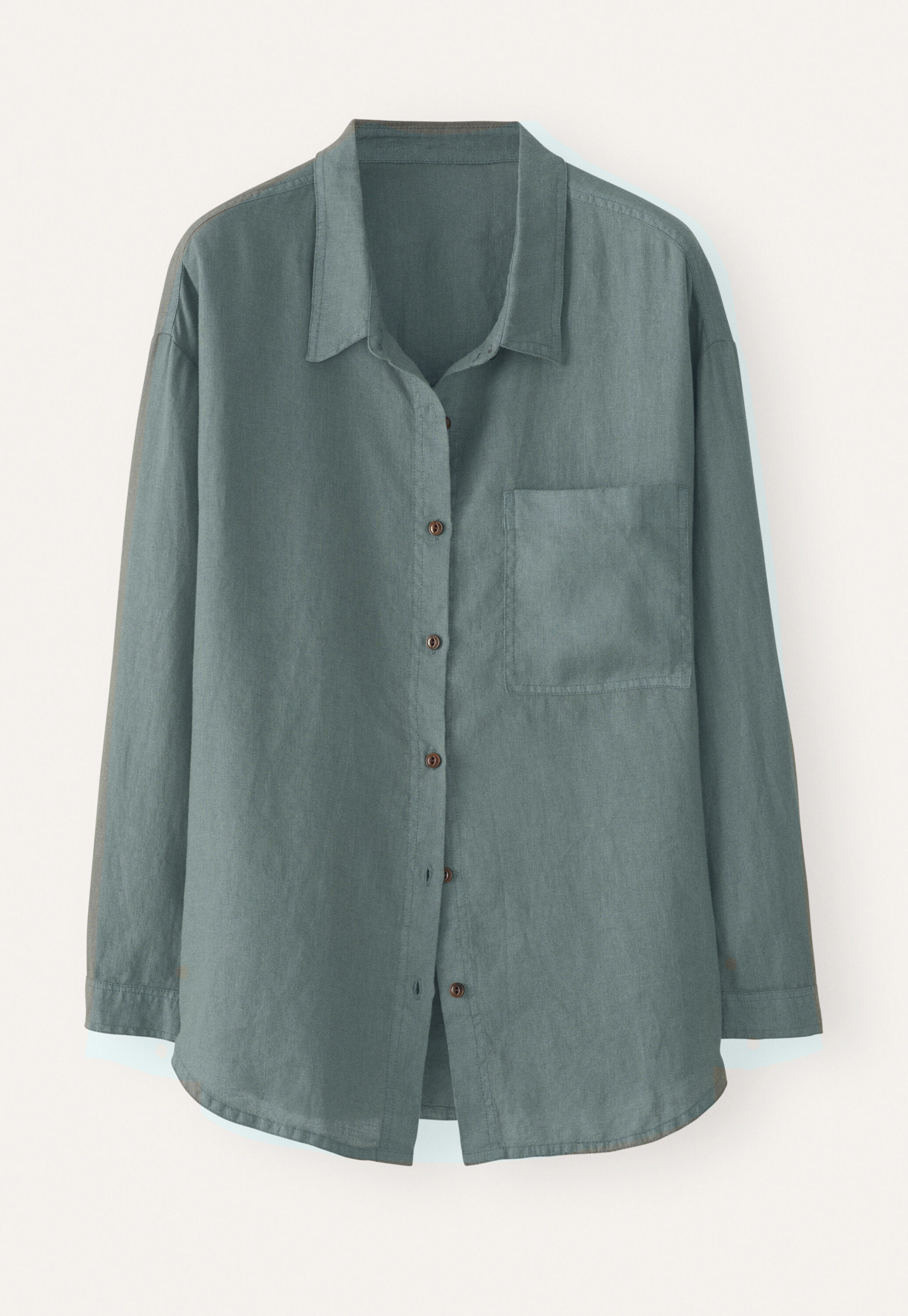 Garment-dyed overshirt