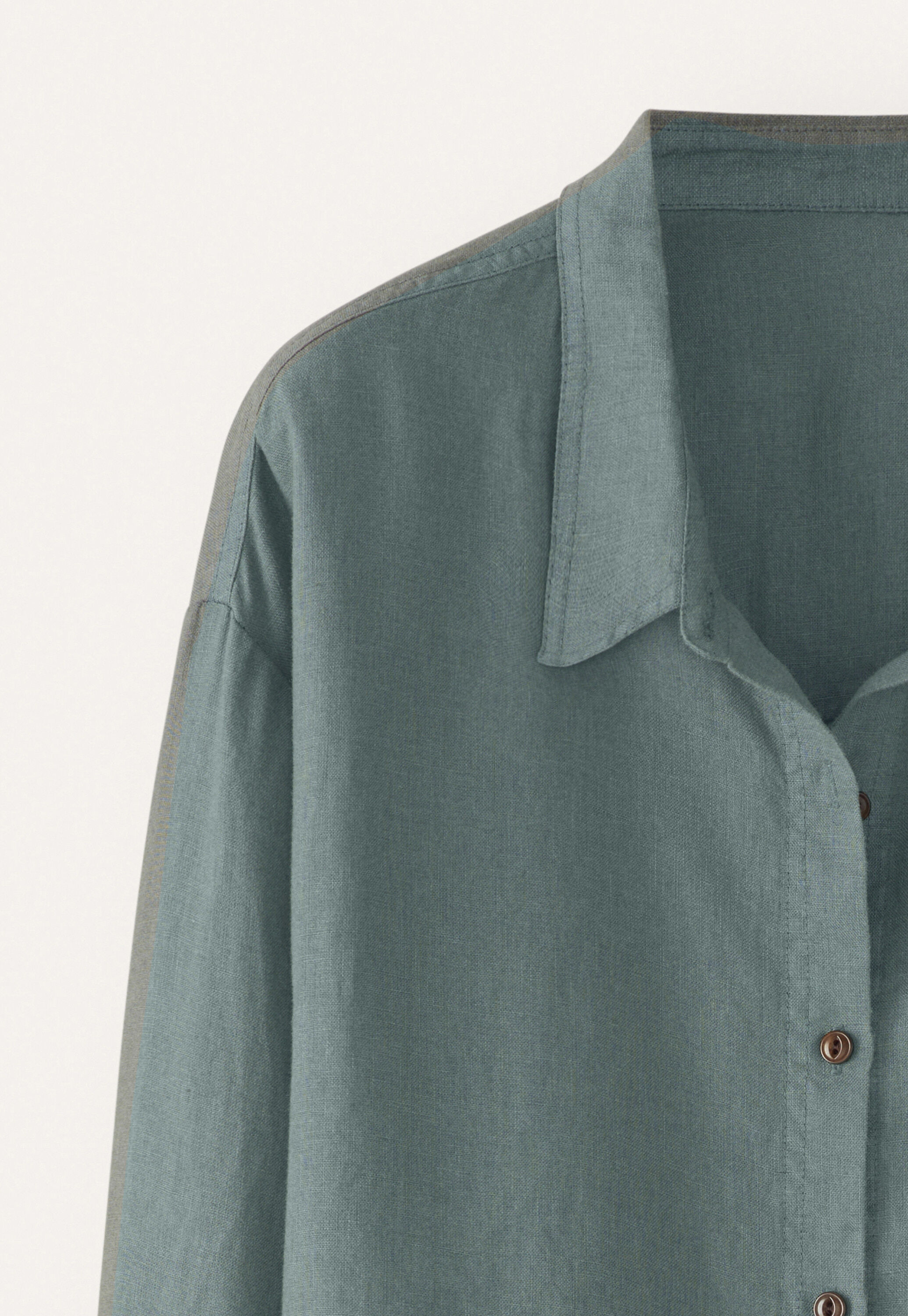 Garment-dyed overshirt