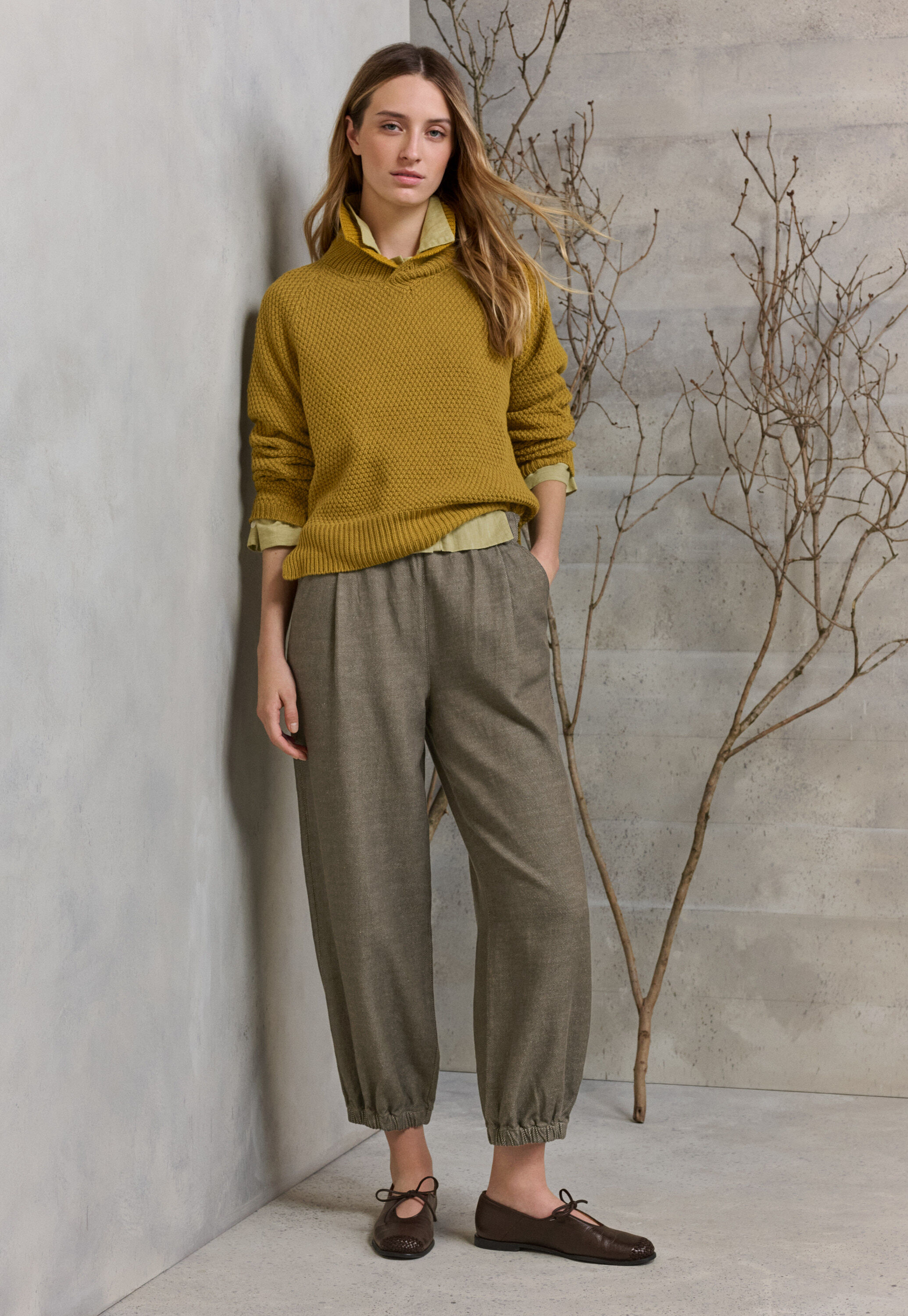 Edge-to-edge cardigan