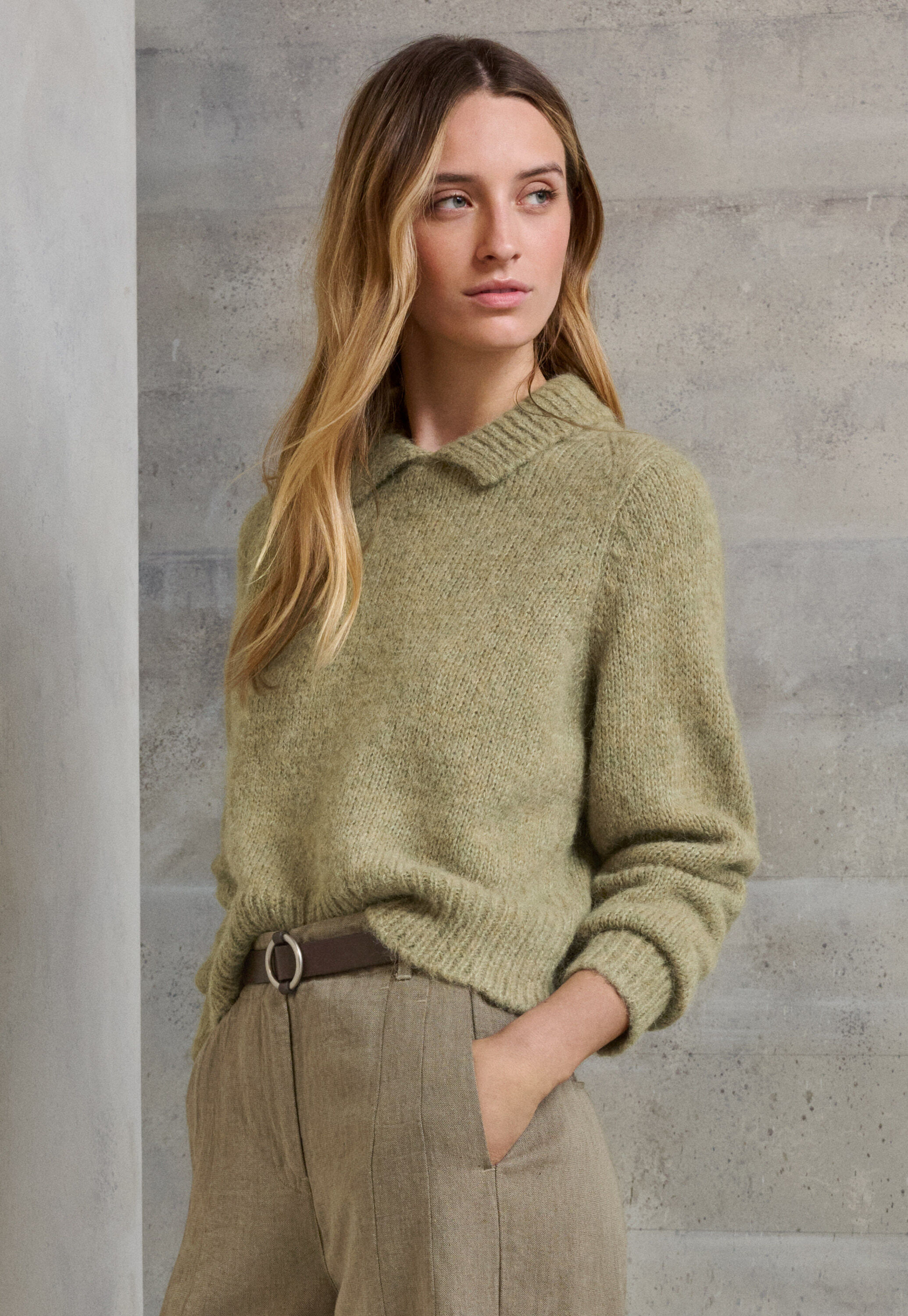 Edge-to-edge cardigan