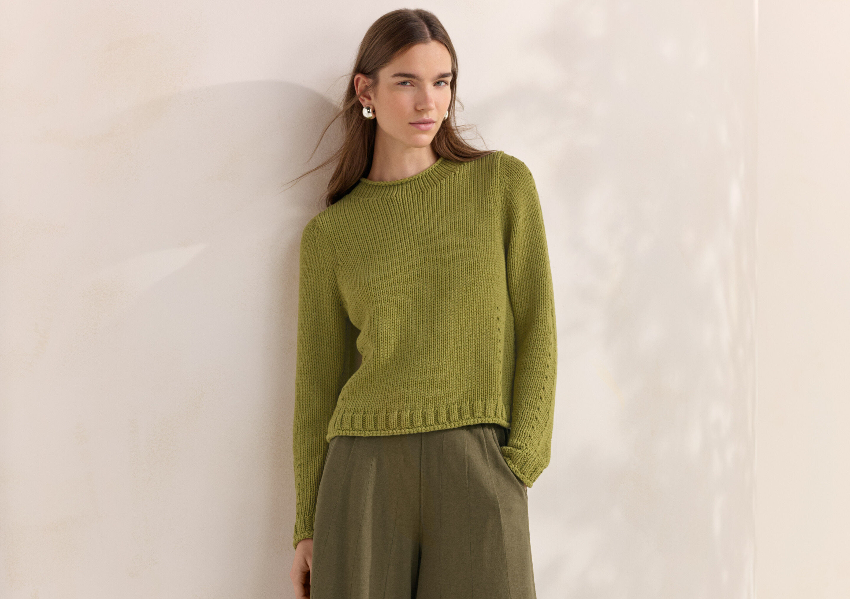 High-neck sweater