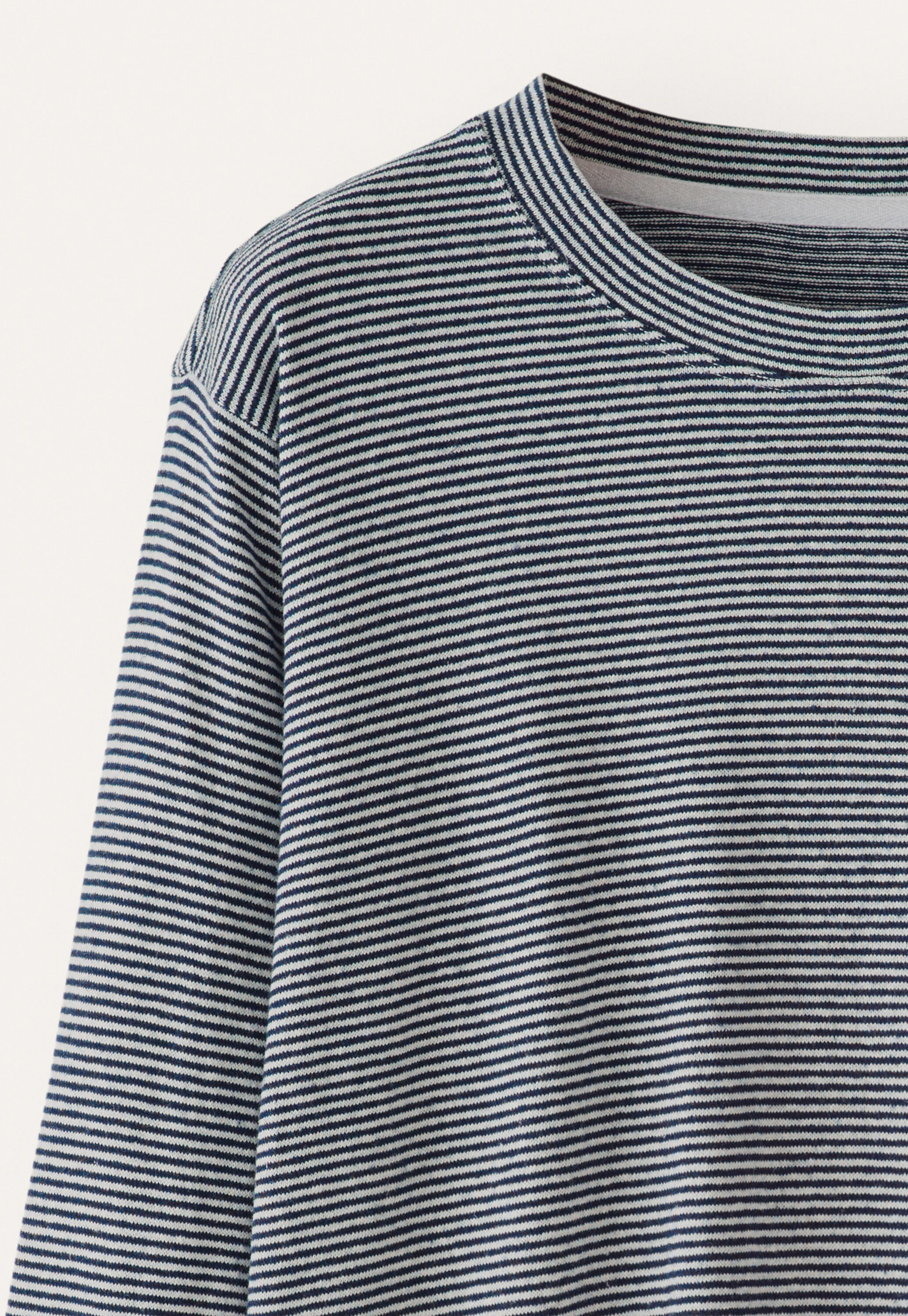 Striped jersey top