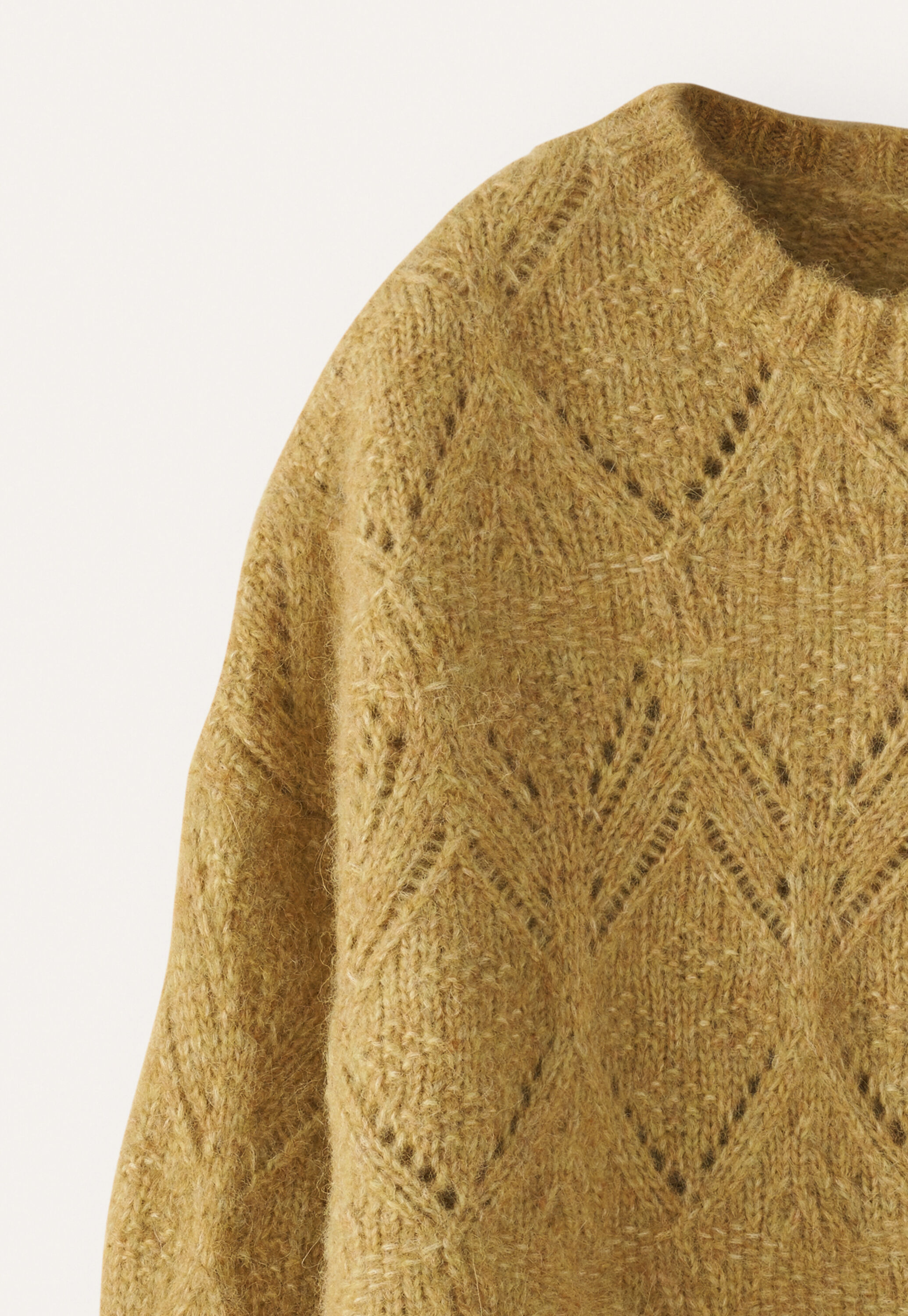 Pointelle sweater