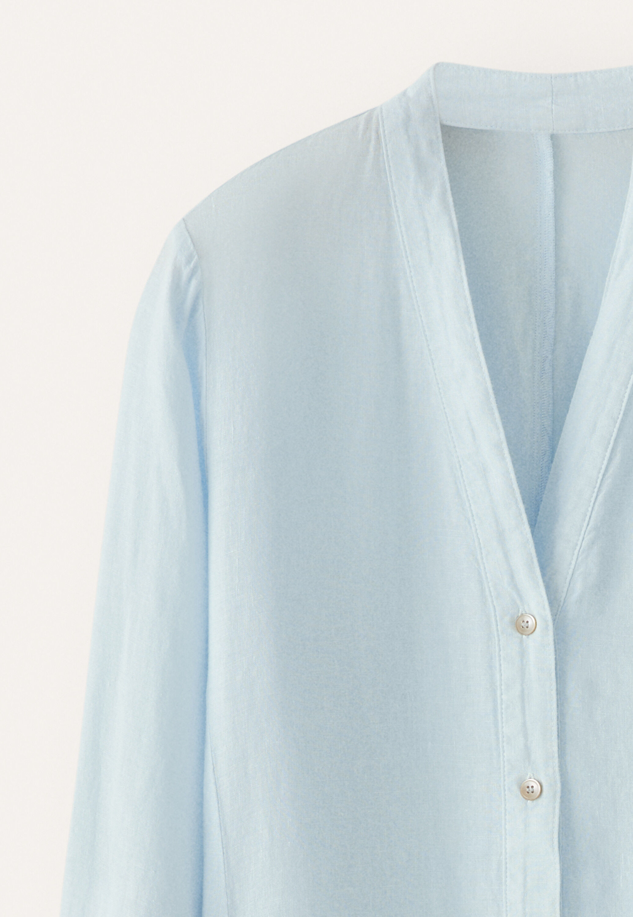 Button-through dress, Pale chambray, large