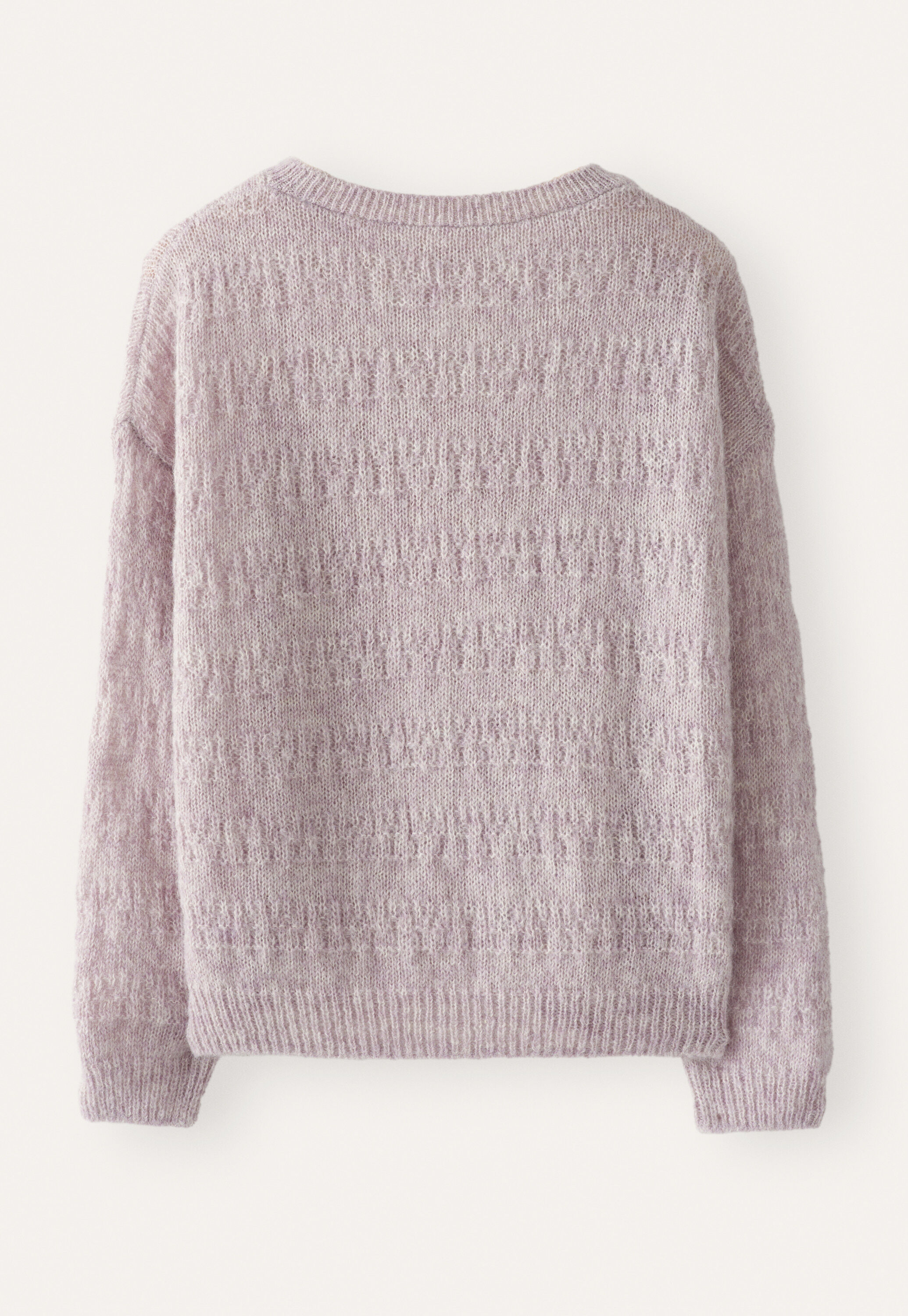 Textured striped sweater