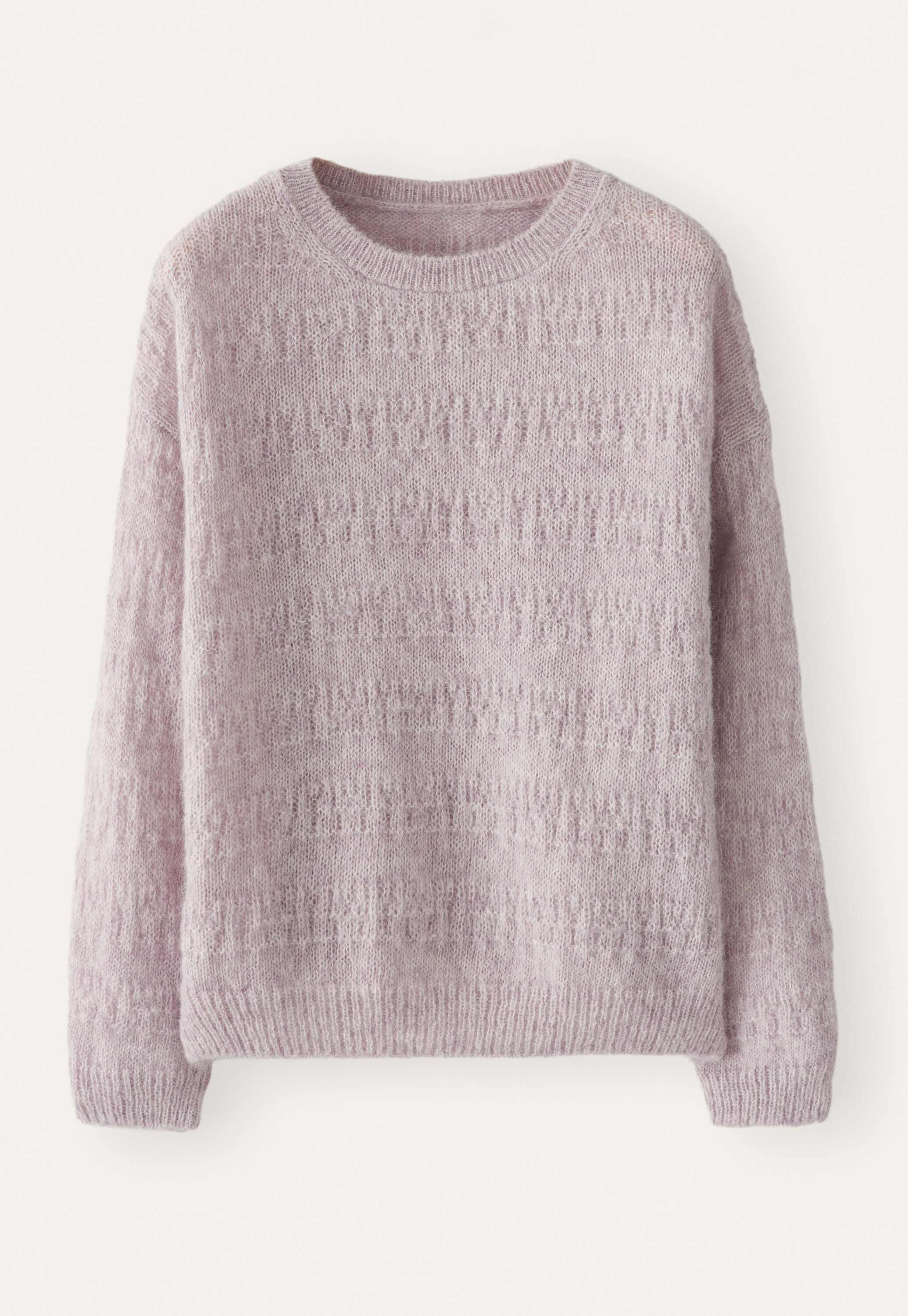 Textured striped sweater
