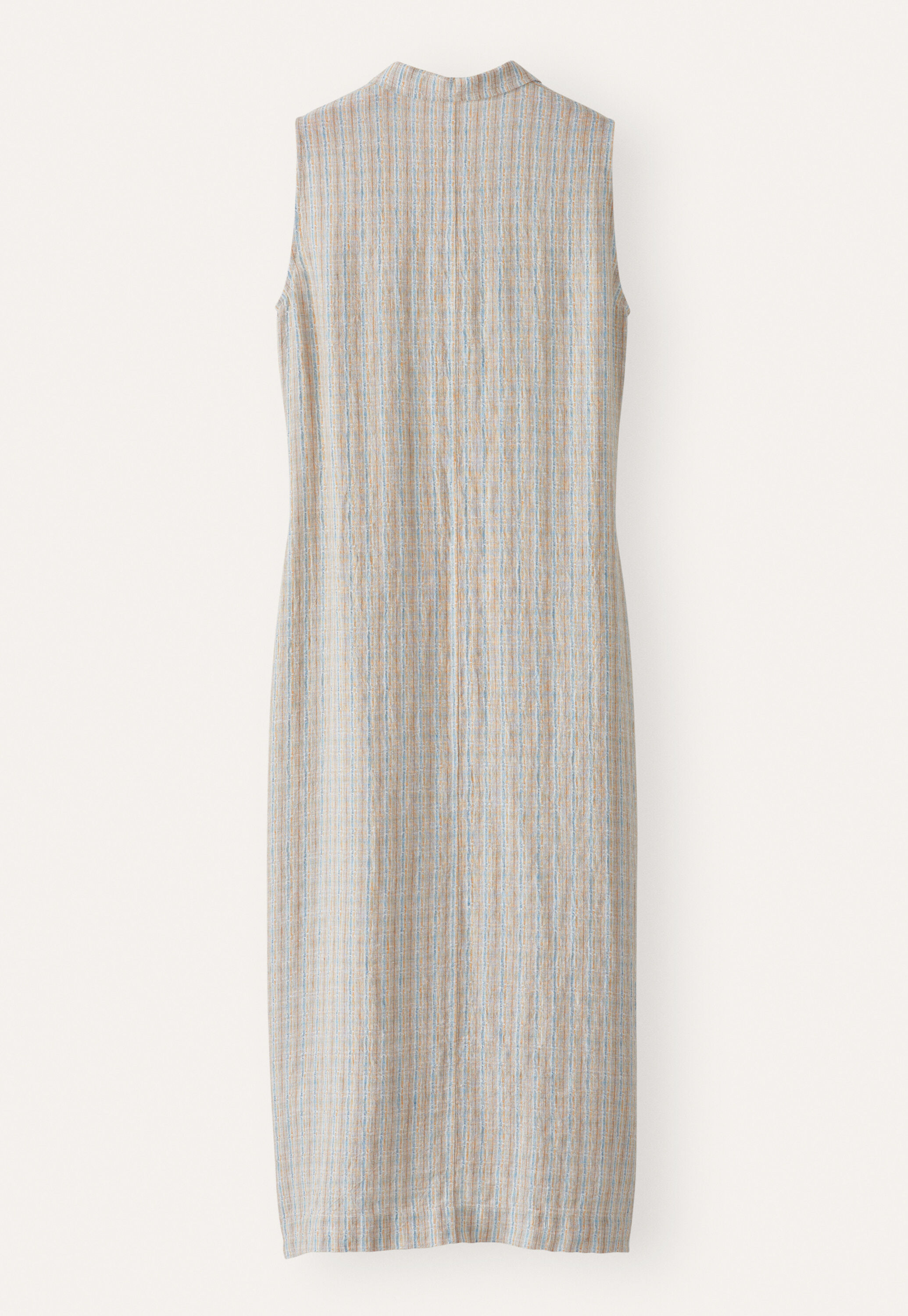 Sleeveless checked dress