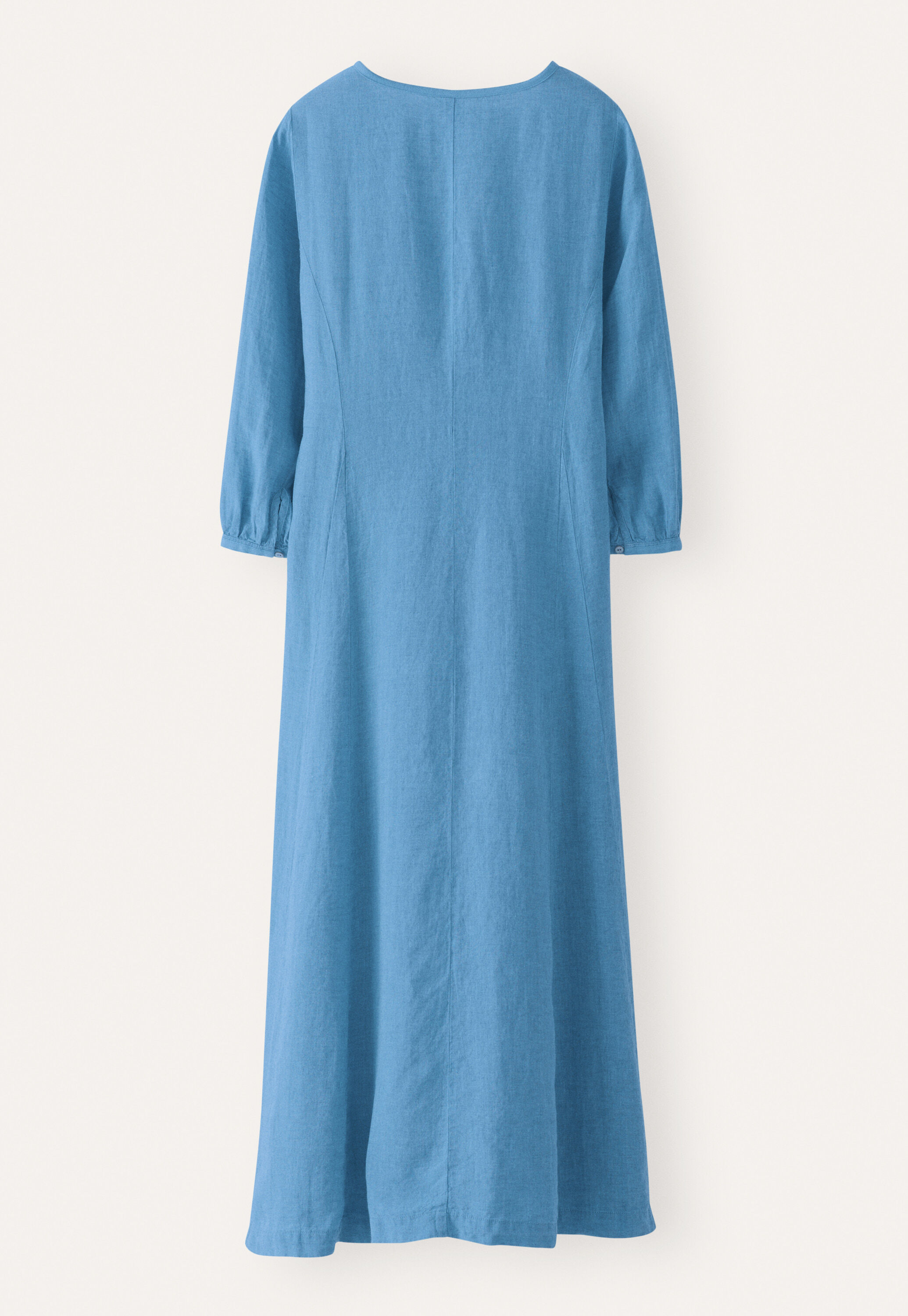 Godet-detail dress, Marine, large