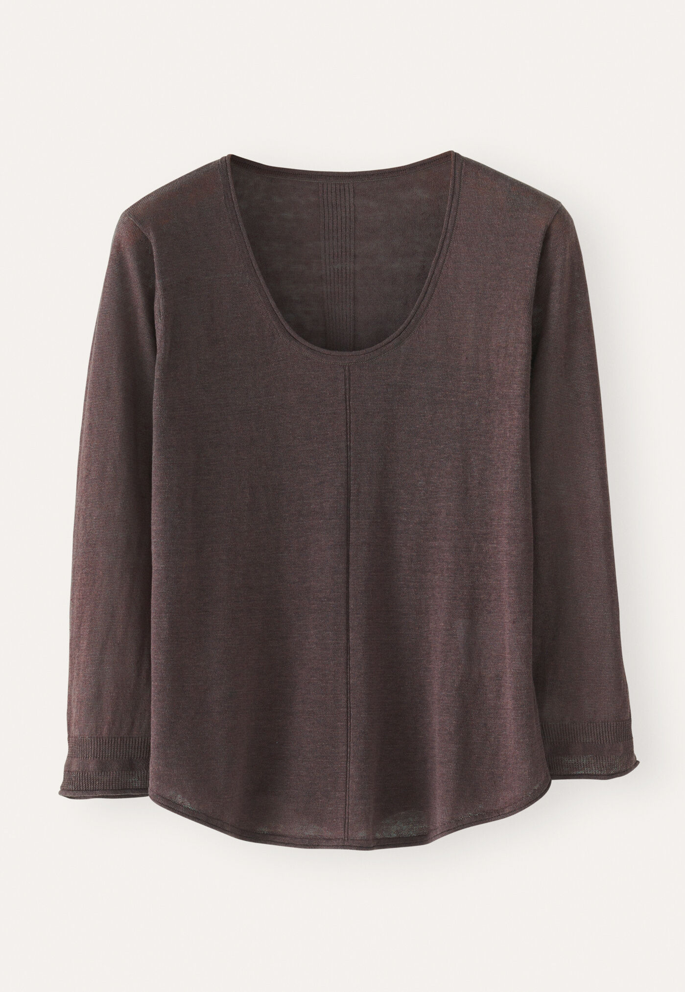 Scoop-neck sweater