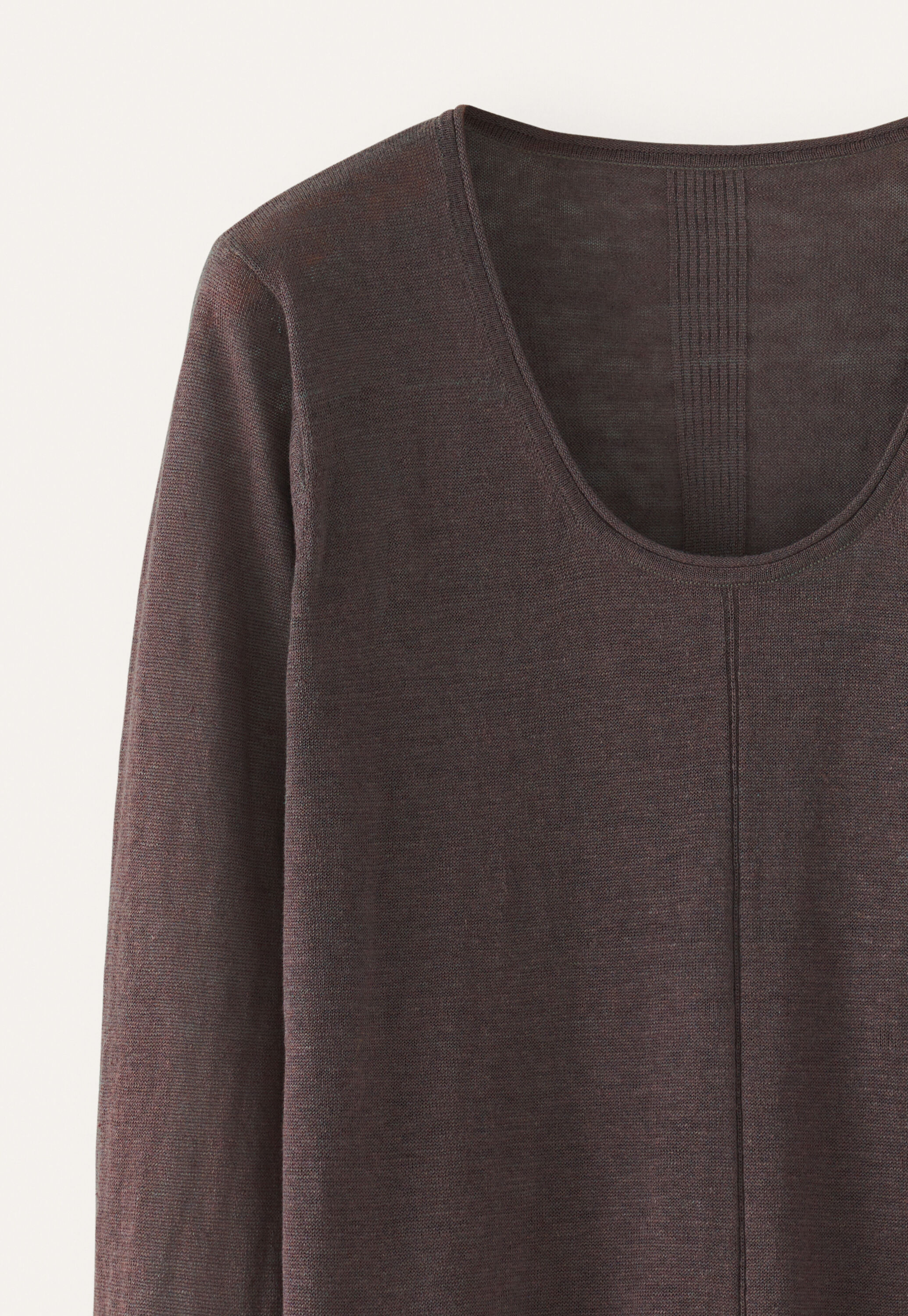 Scoop-neck sweater