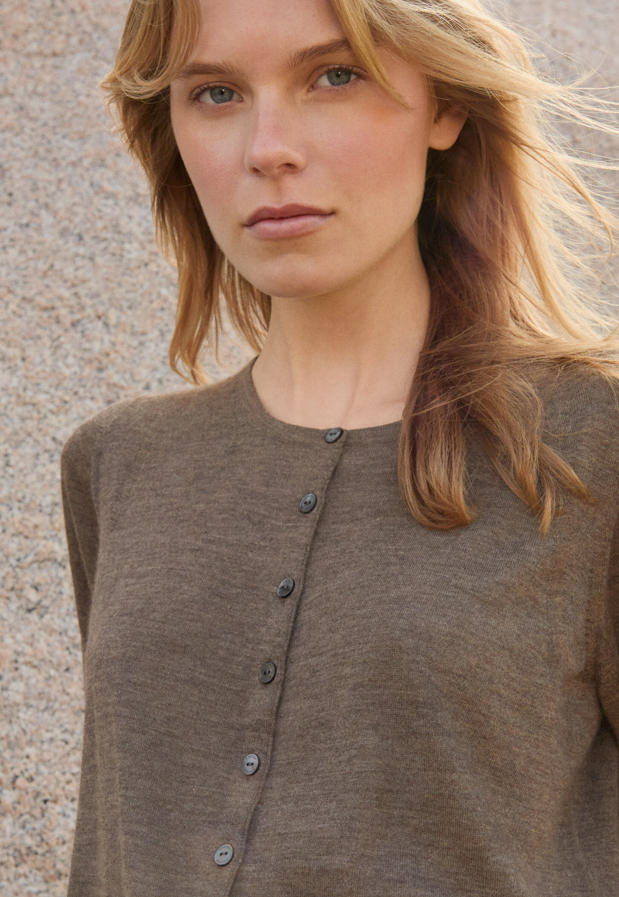 Button-through sweater