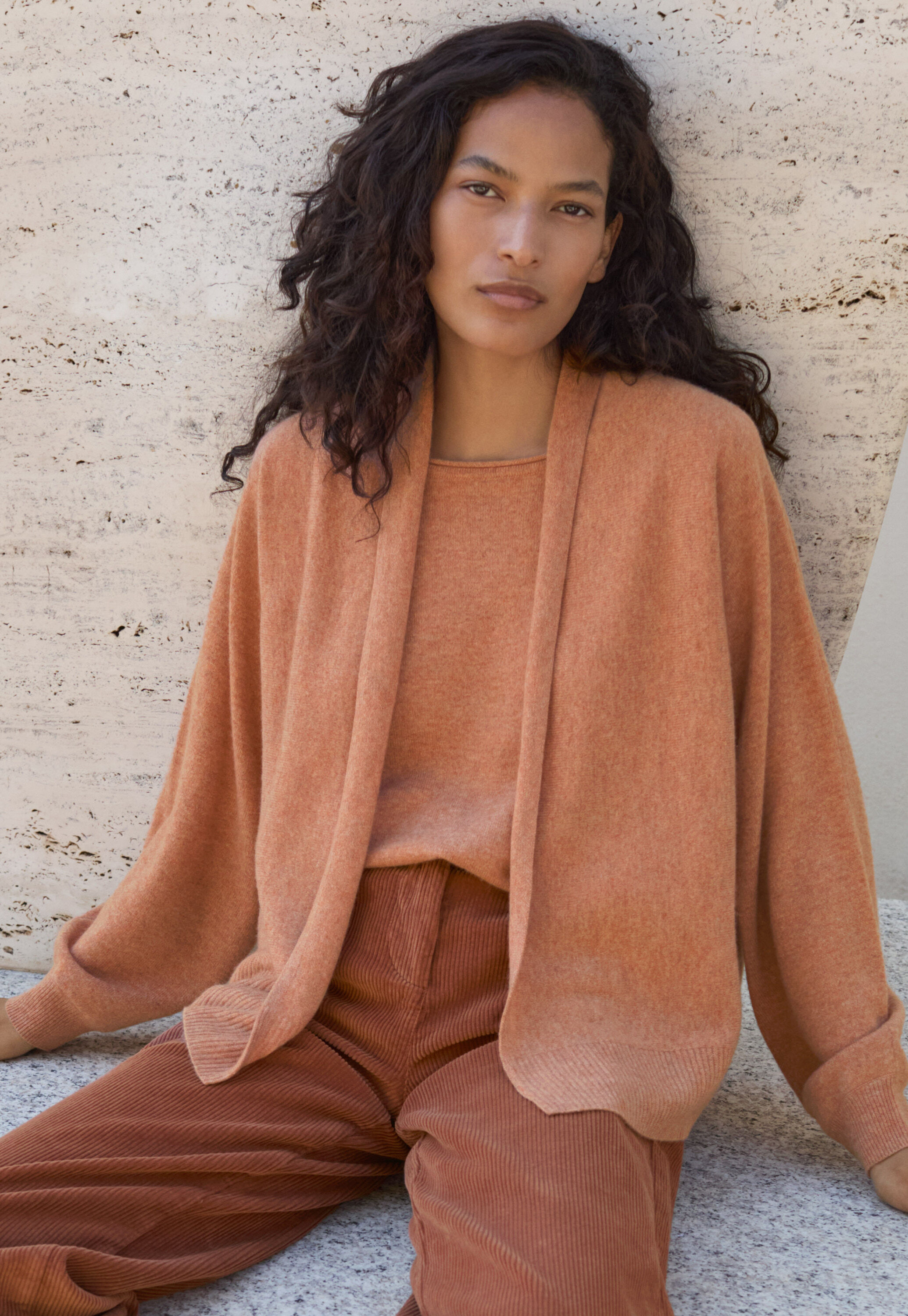 Funnel-neck sweater