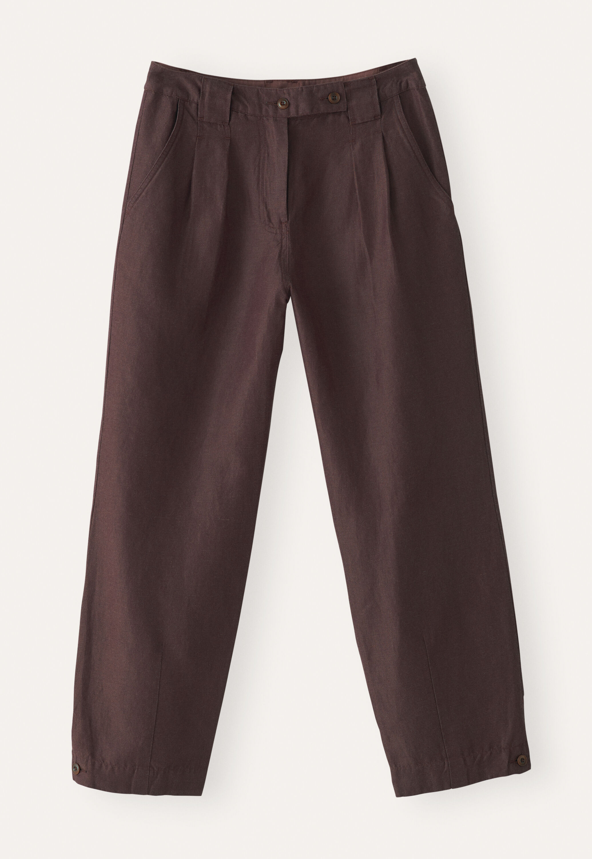 Tapered cropped trousers