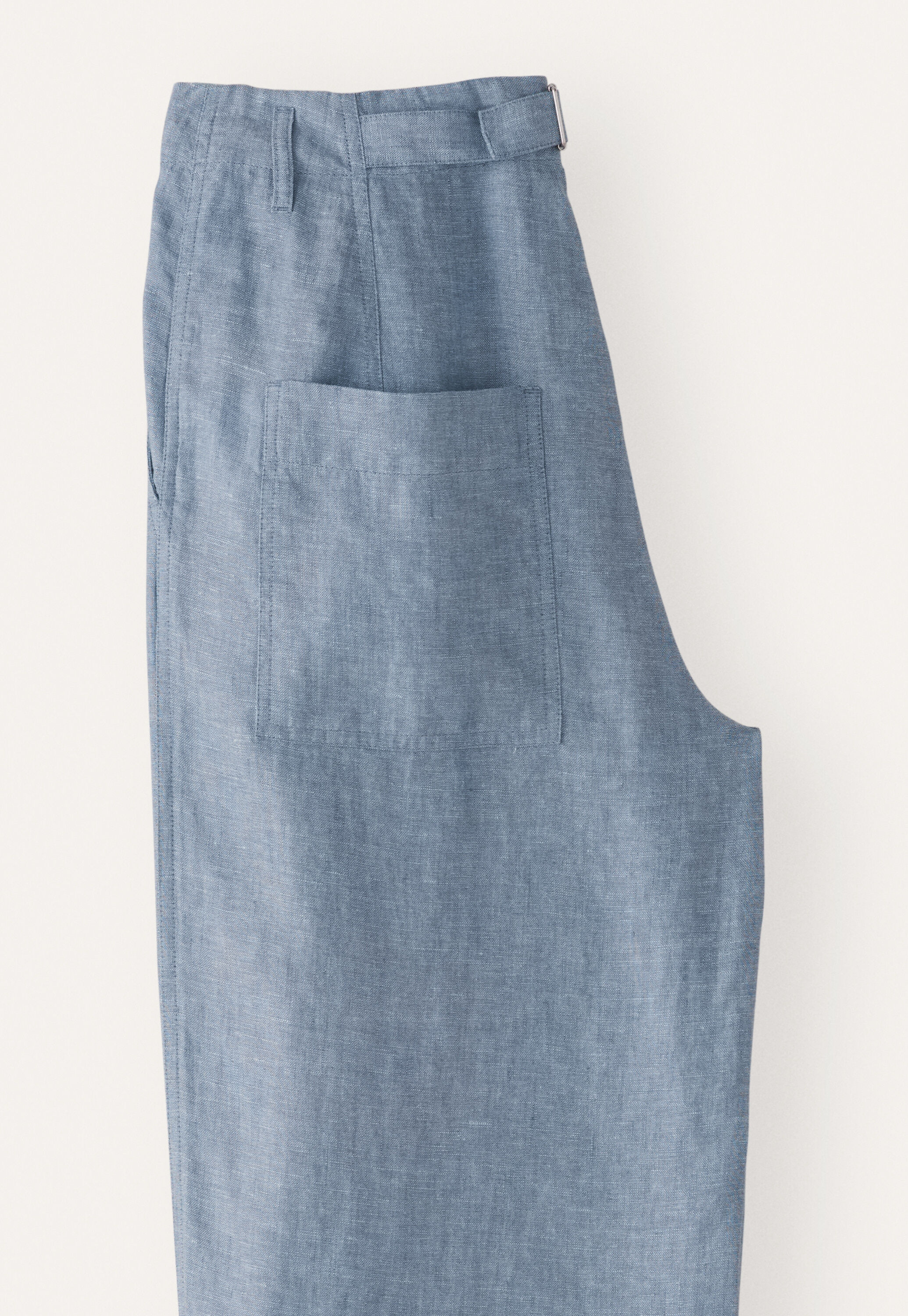 Relaxed straight-leg trousers