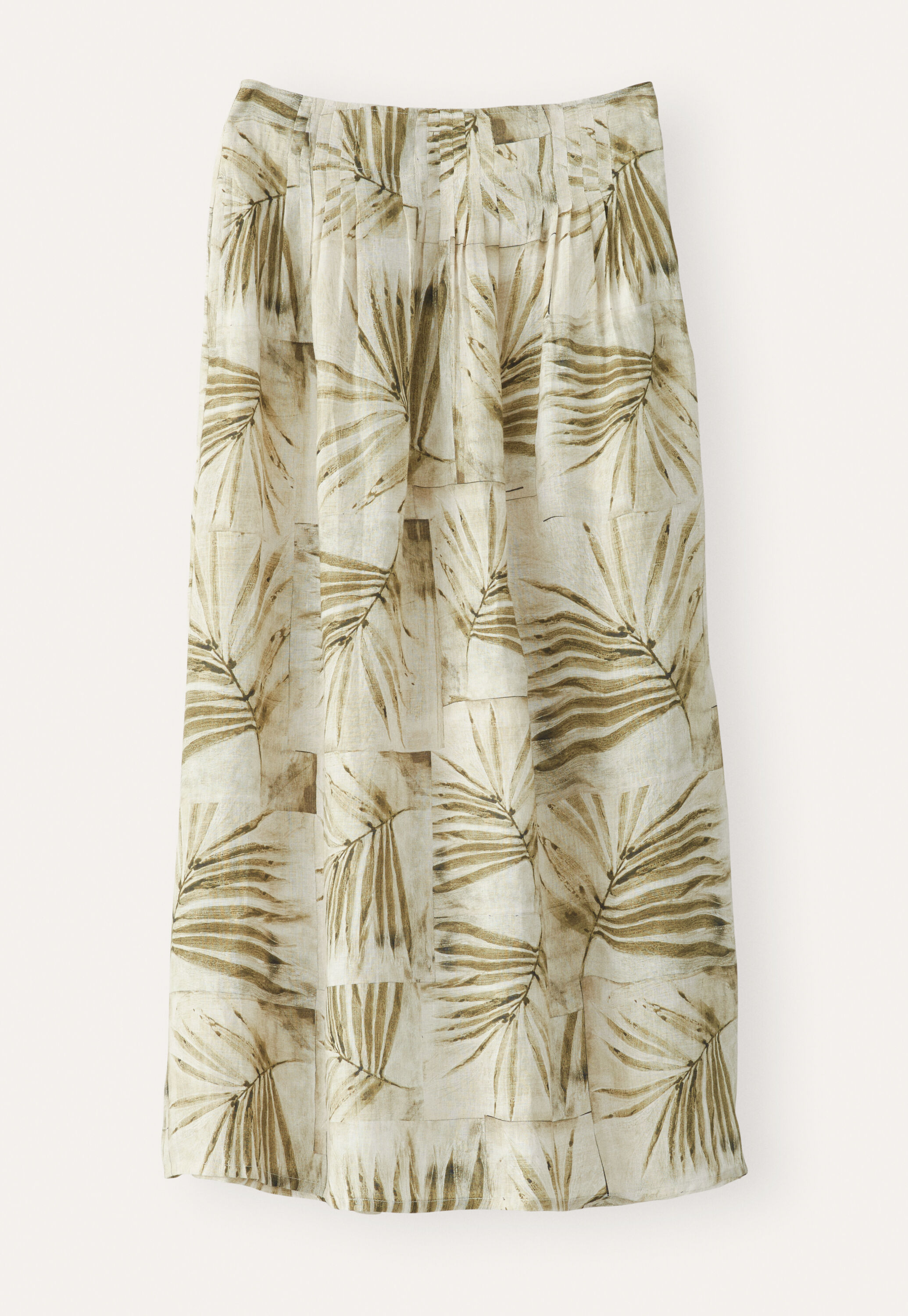 Printed long skirt