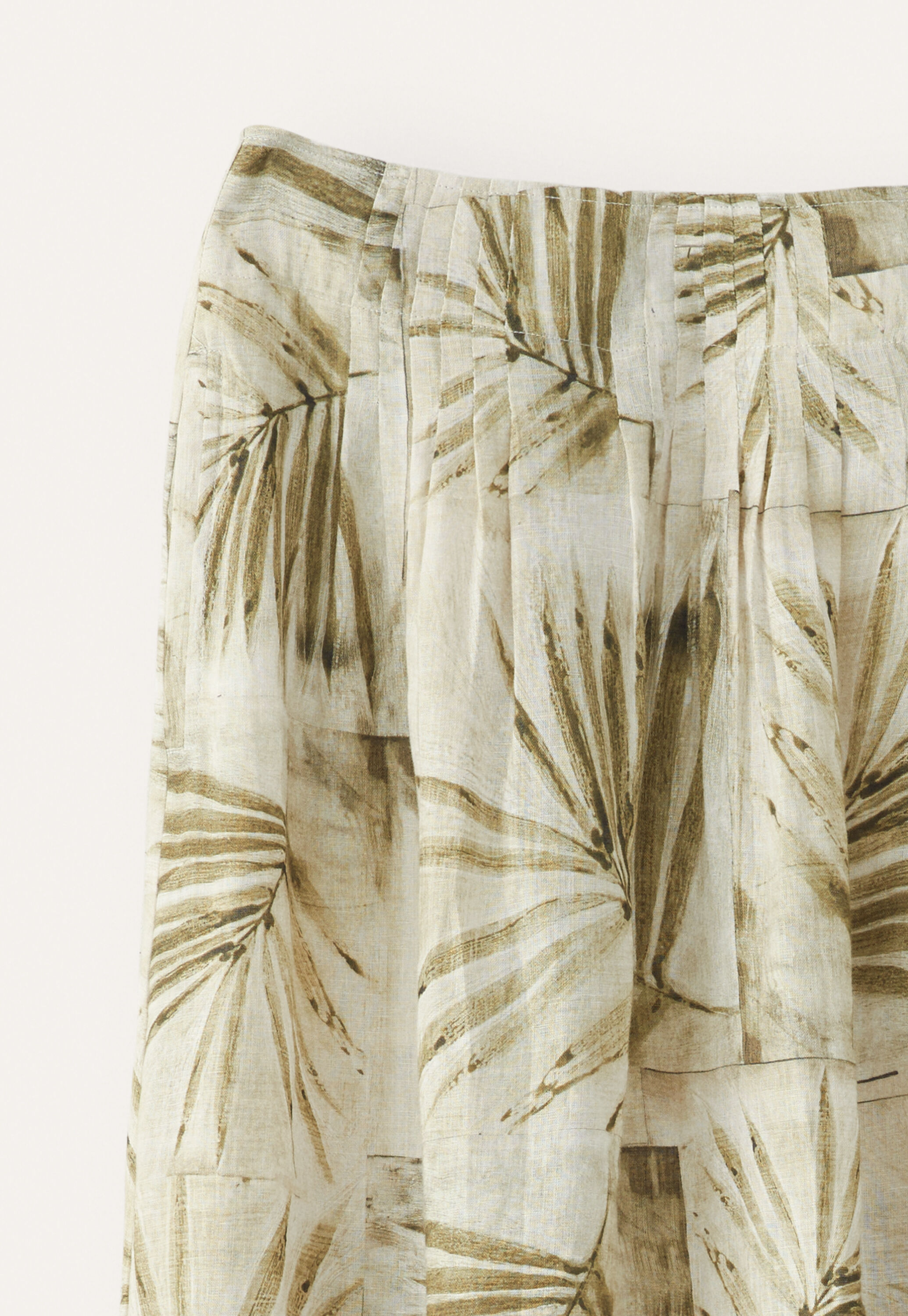 Printed long skirt