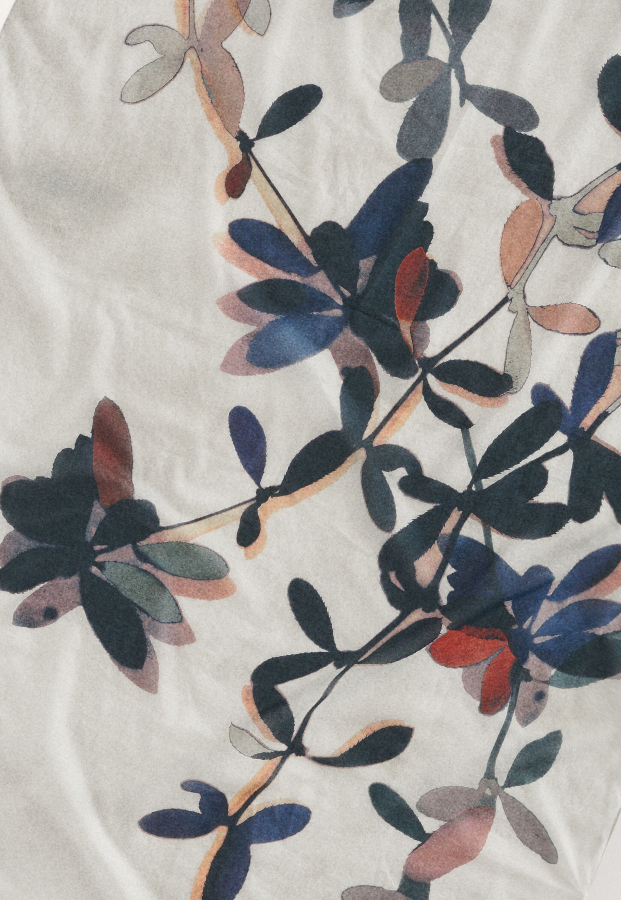 Printed pareo, Grey midnight, large