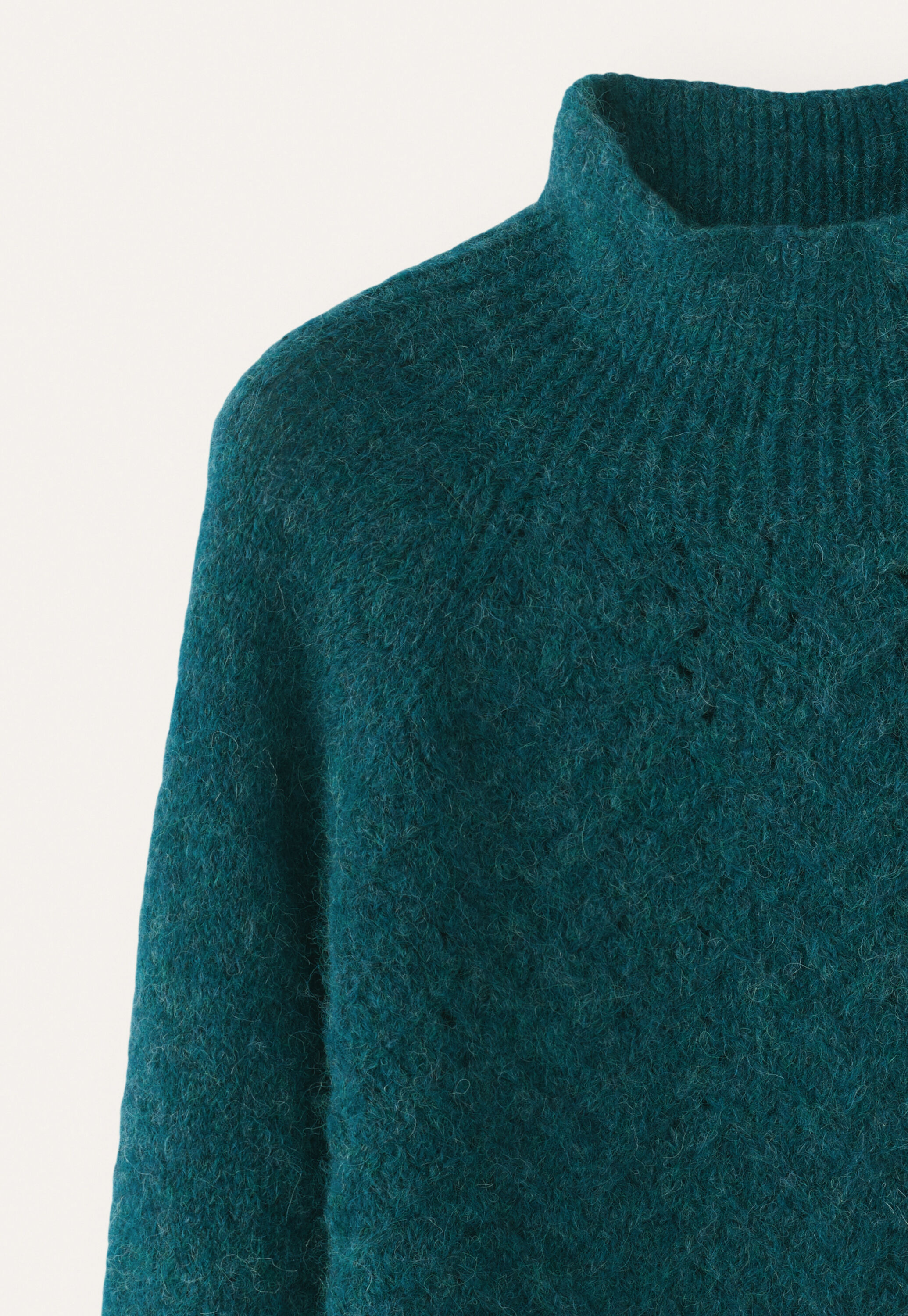 Cable-stitch sweater