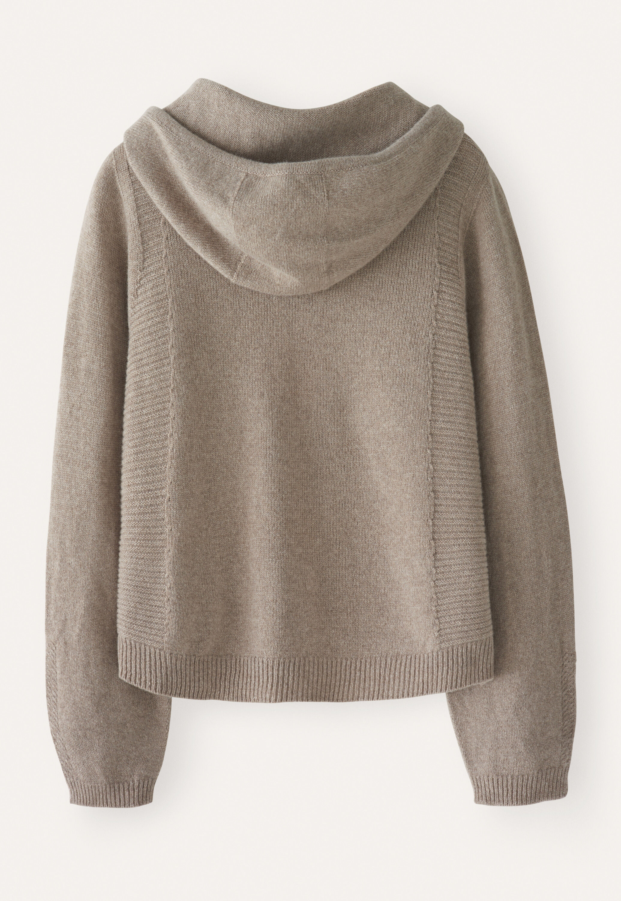 Knitted hoodie