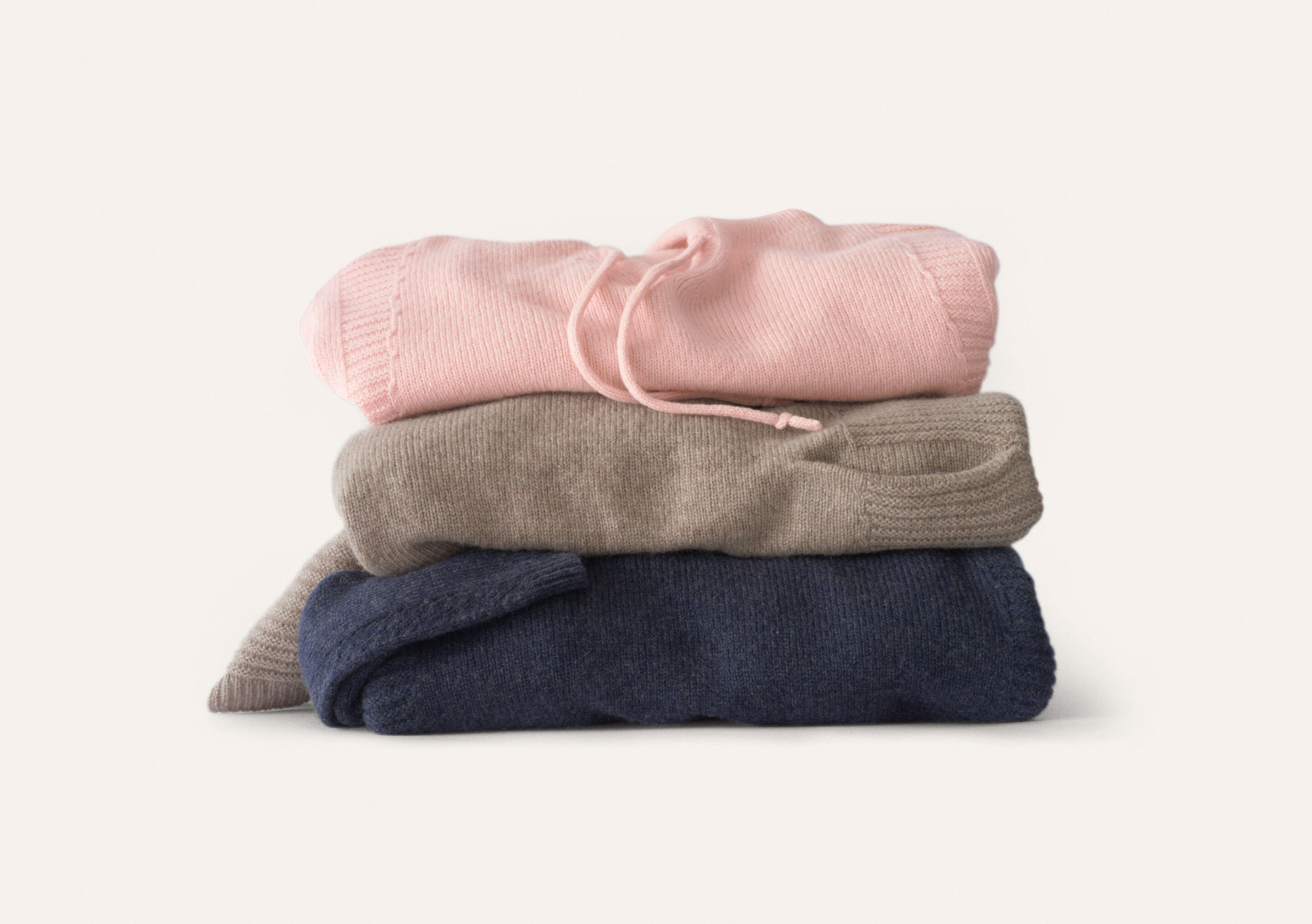 Knitted hoodie