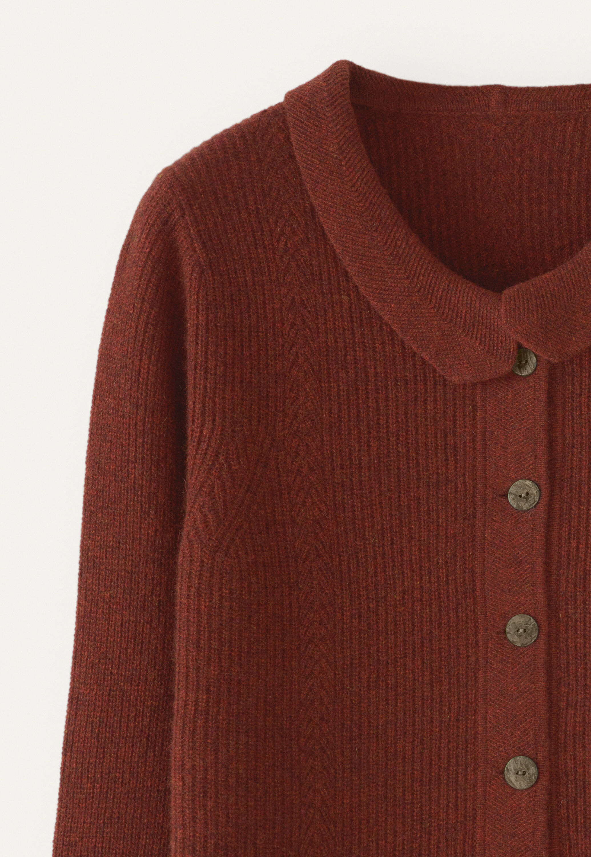 Collared cardigan