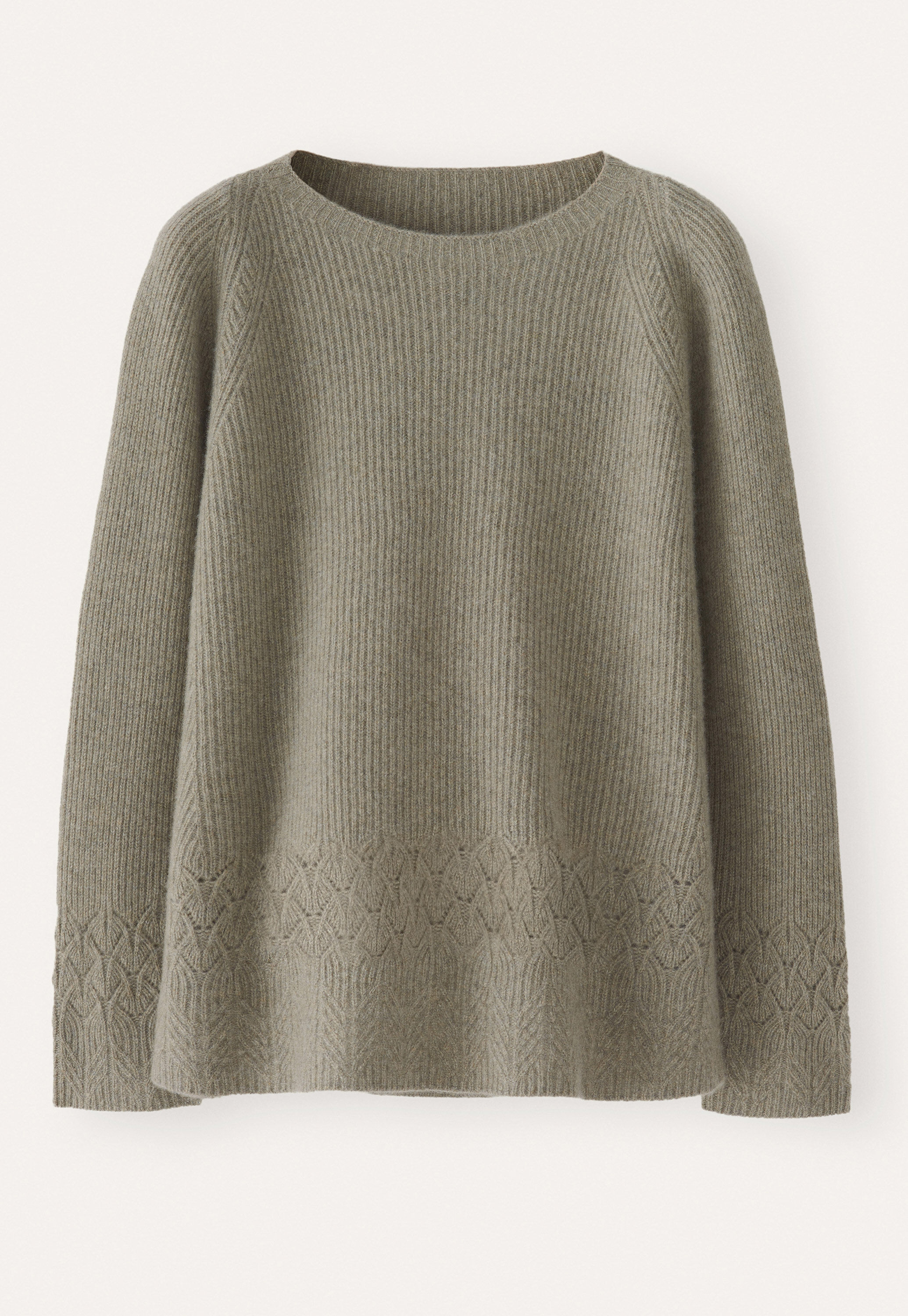 Stitch-hem sweater