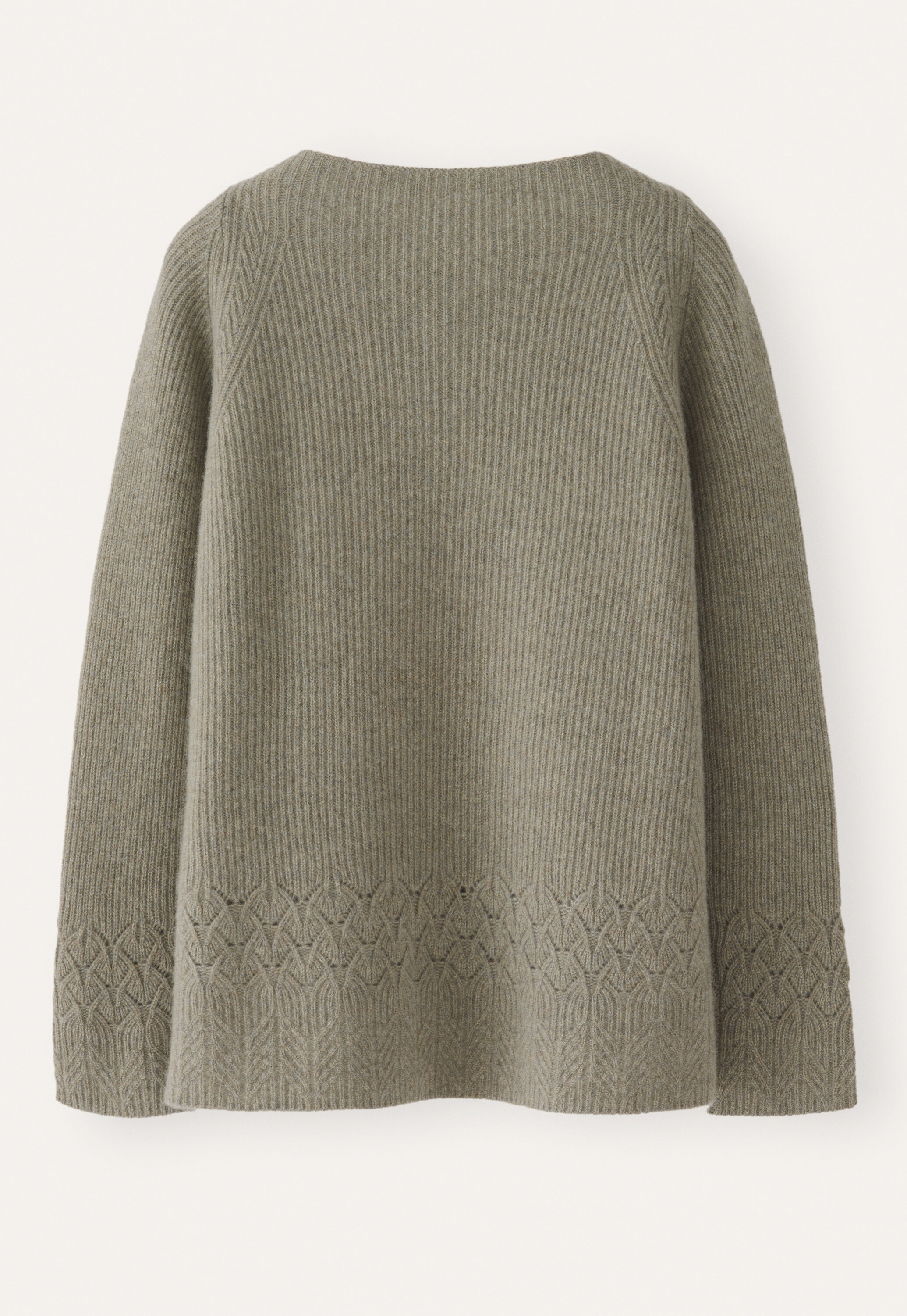 Stitch-hem sweater