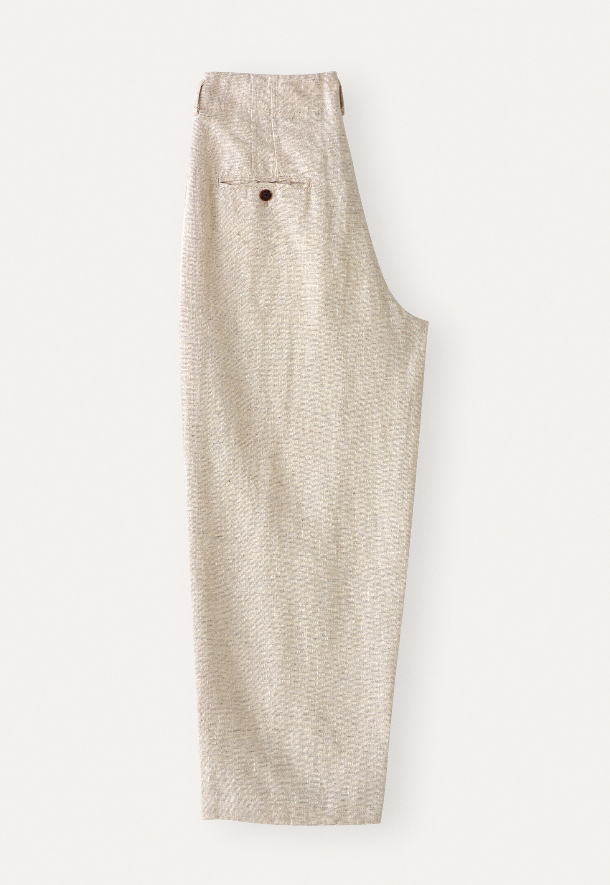 Barrel-leg trousers