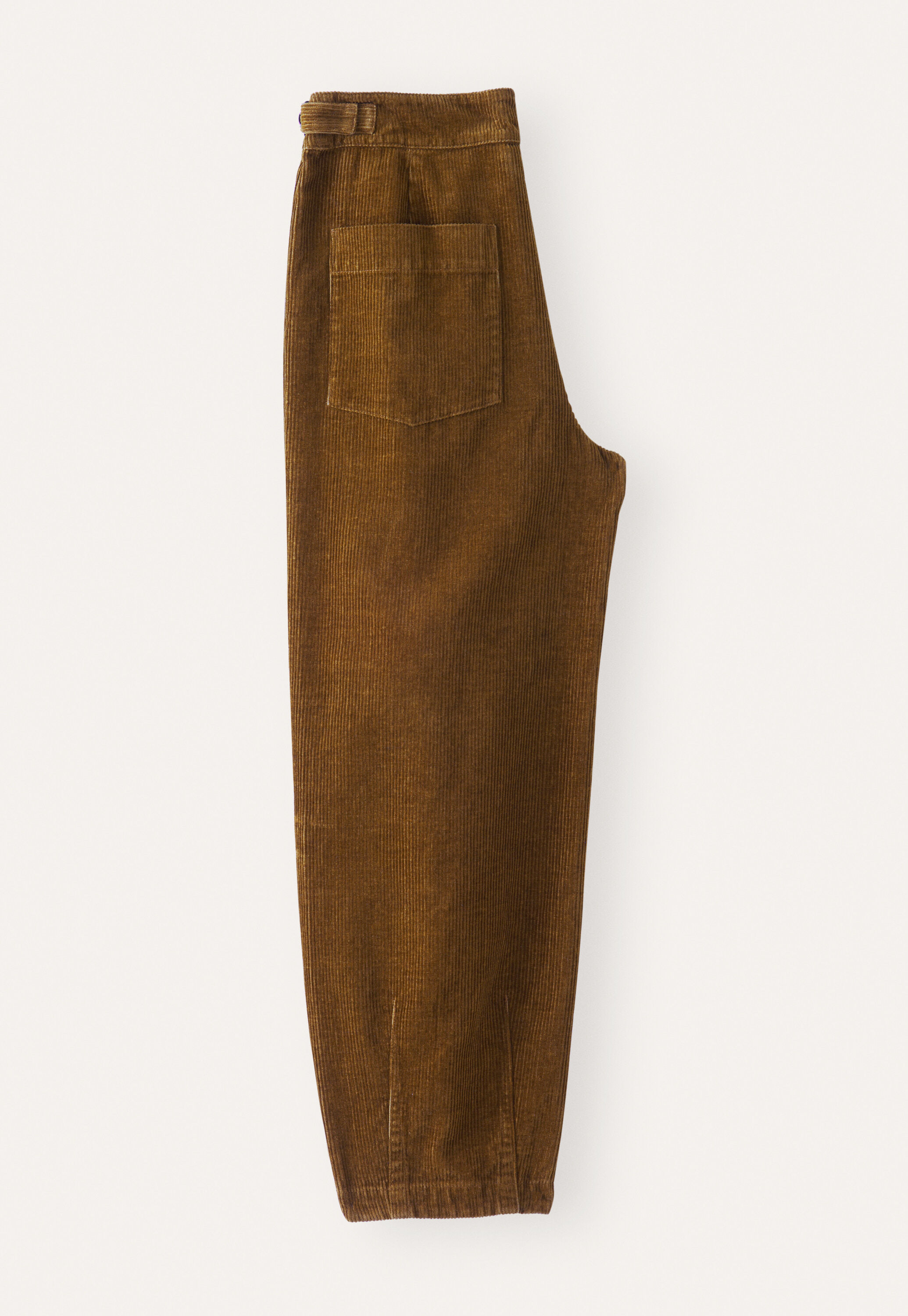 Cropped tapered-leg trousers
