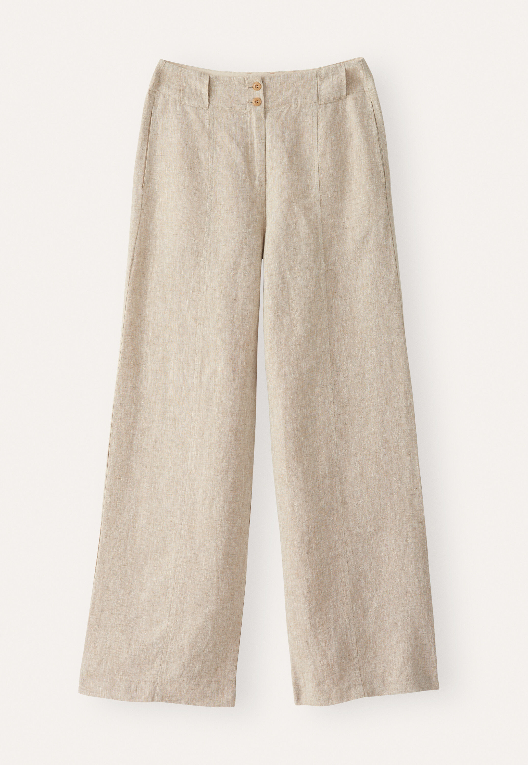 Front-seam trousers, Natural, large