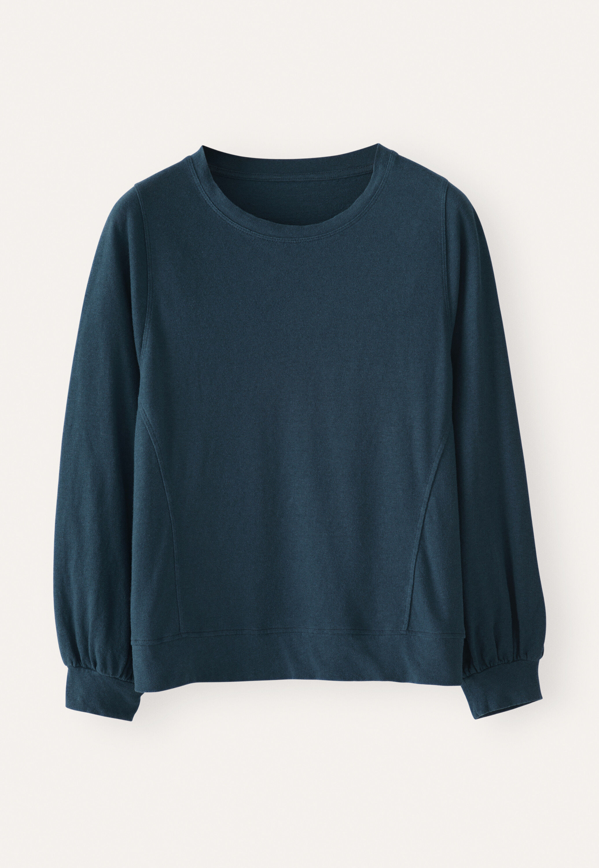 Long-sleeve jersey top