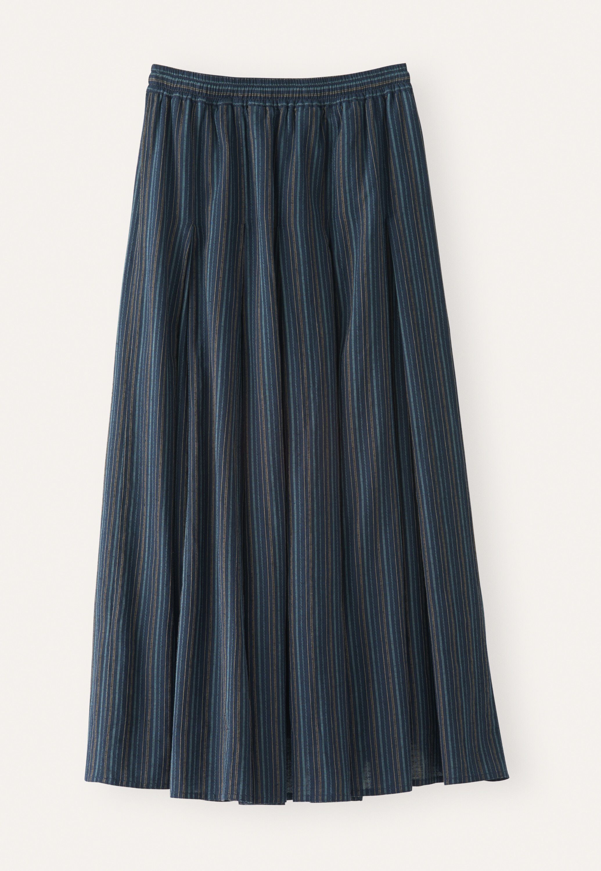 Long striped skirt