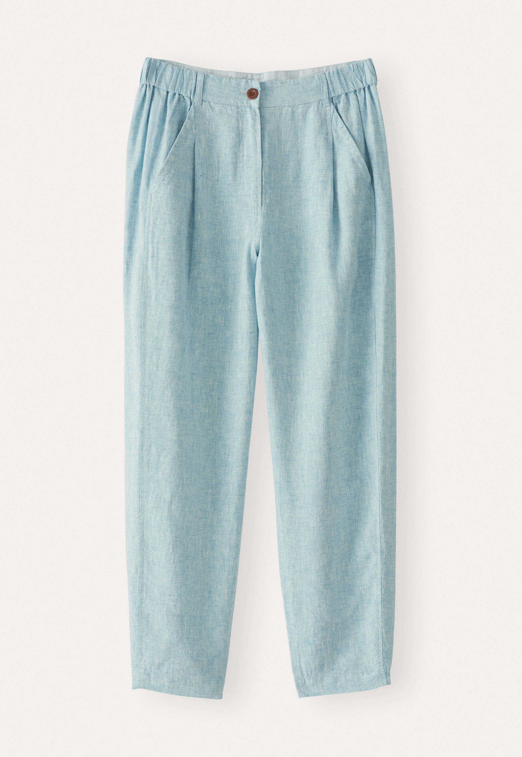 Cropped tapered trousers