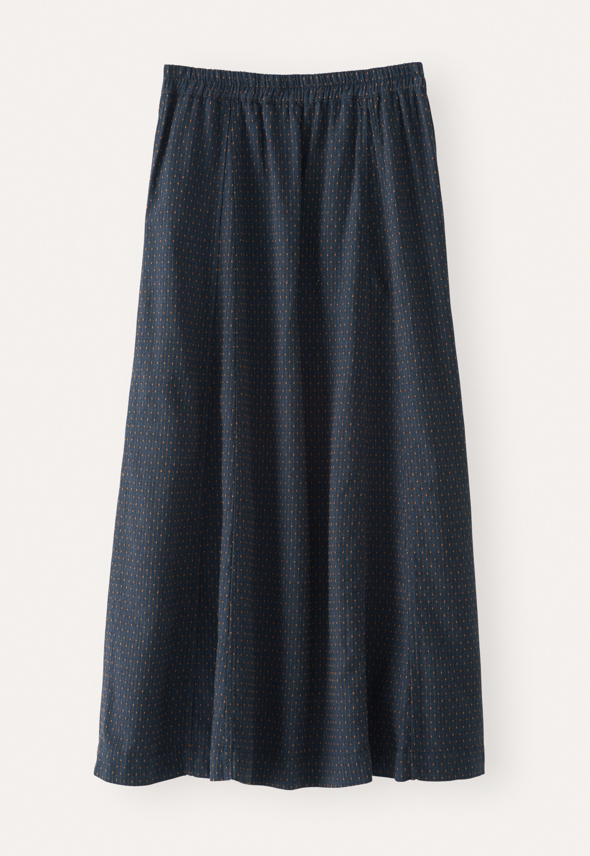 Long godet skirt