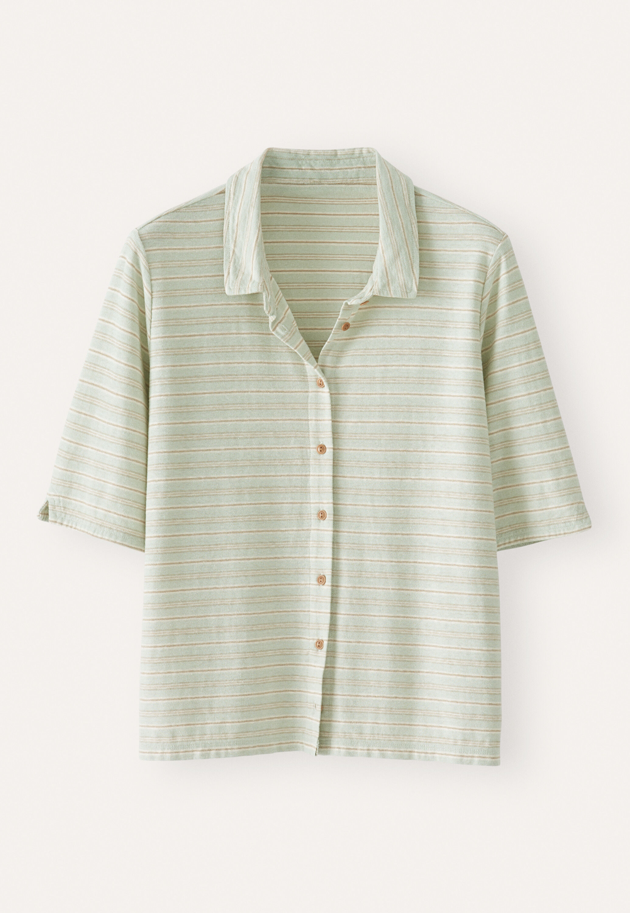 Striped jersey shirt