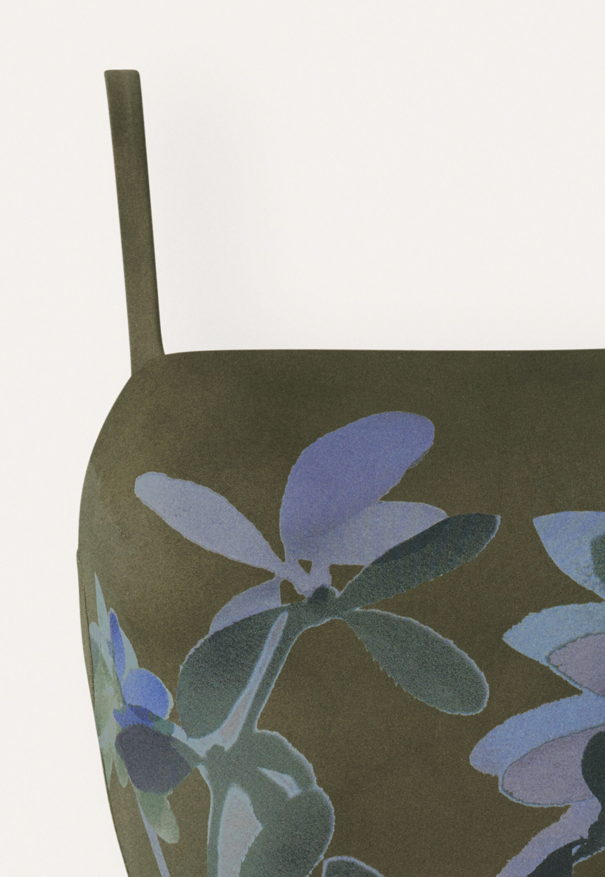Printed swimsuit, Khaki, large