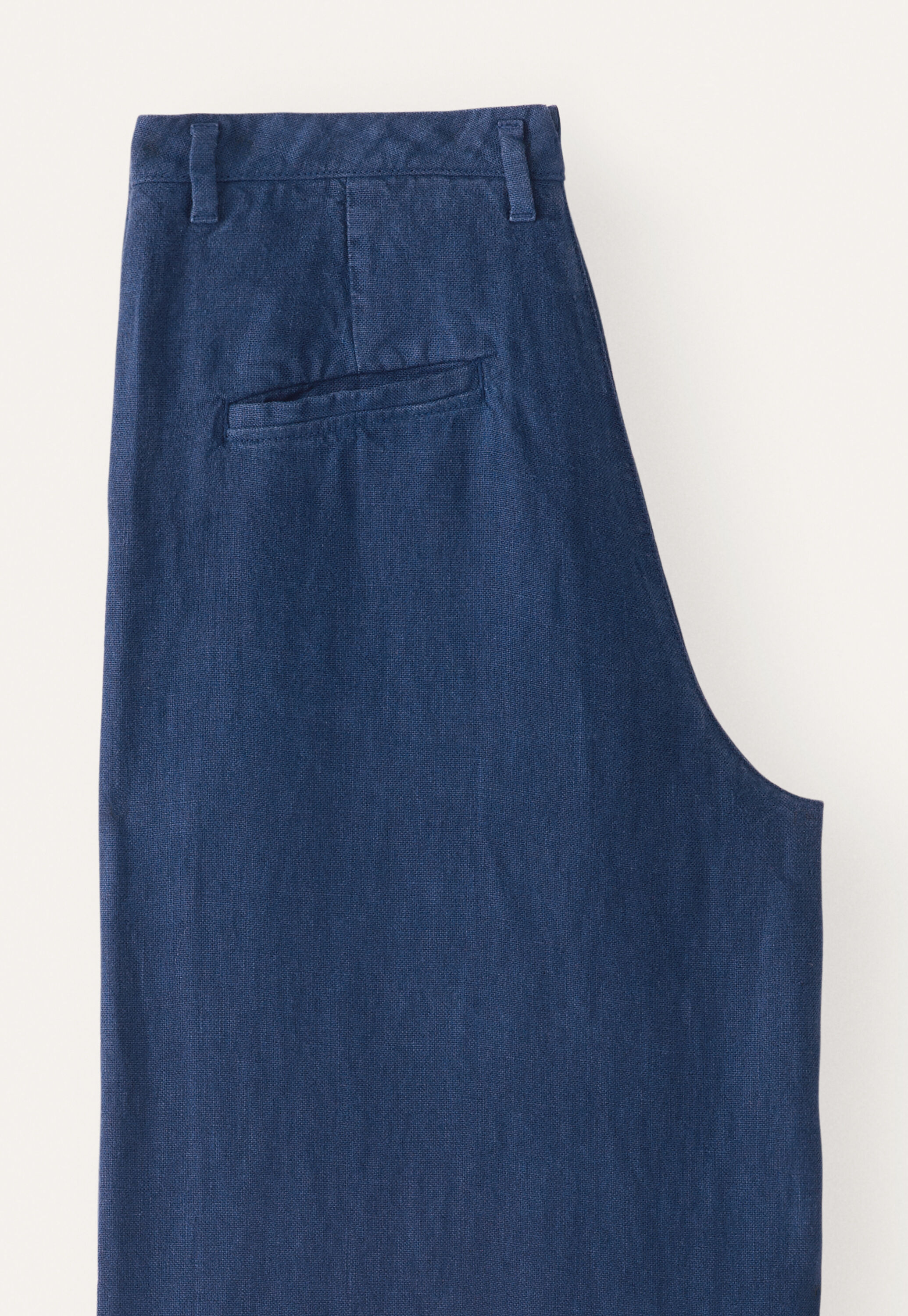 Wide-leg trousers, Petrol ink, large