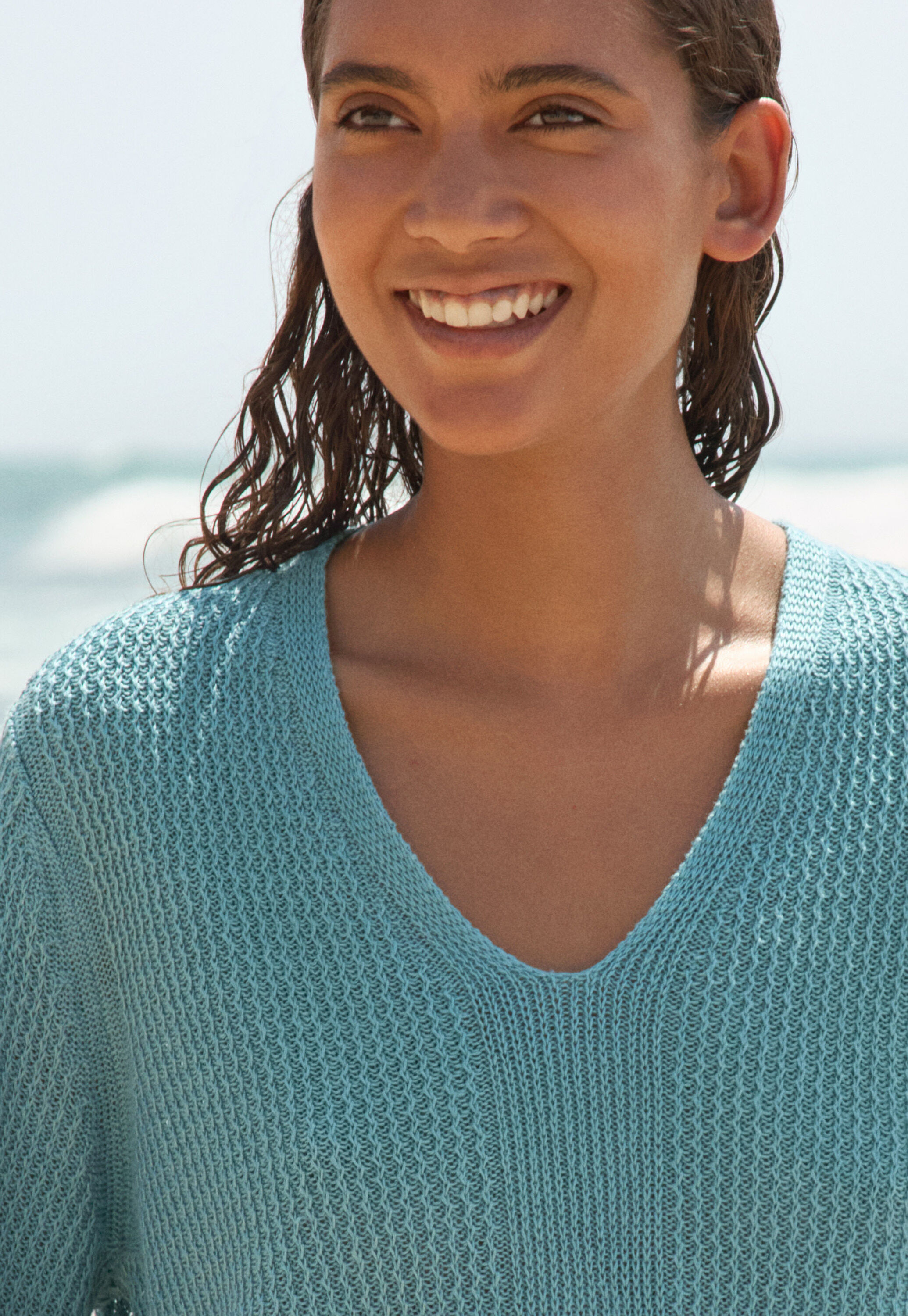 V-neck sweater