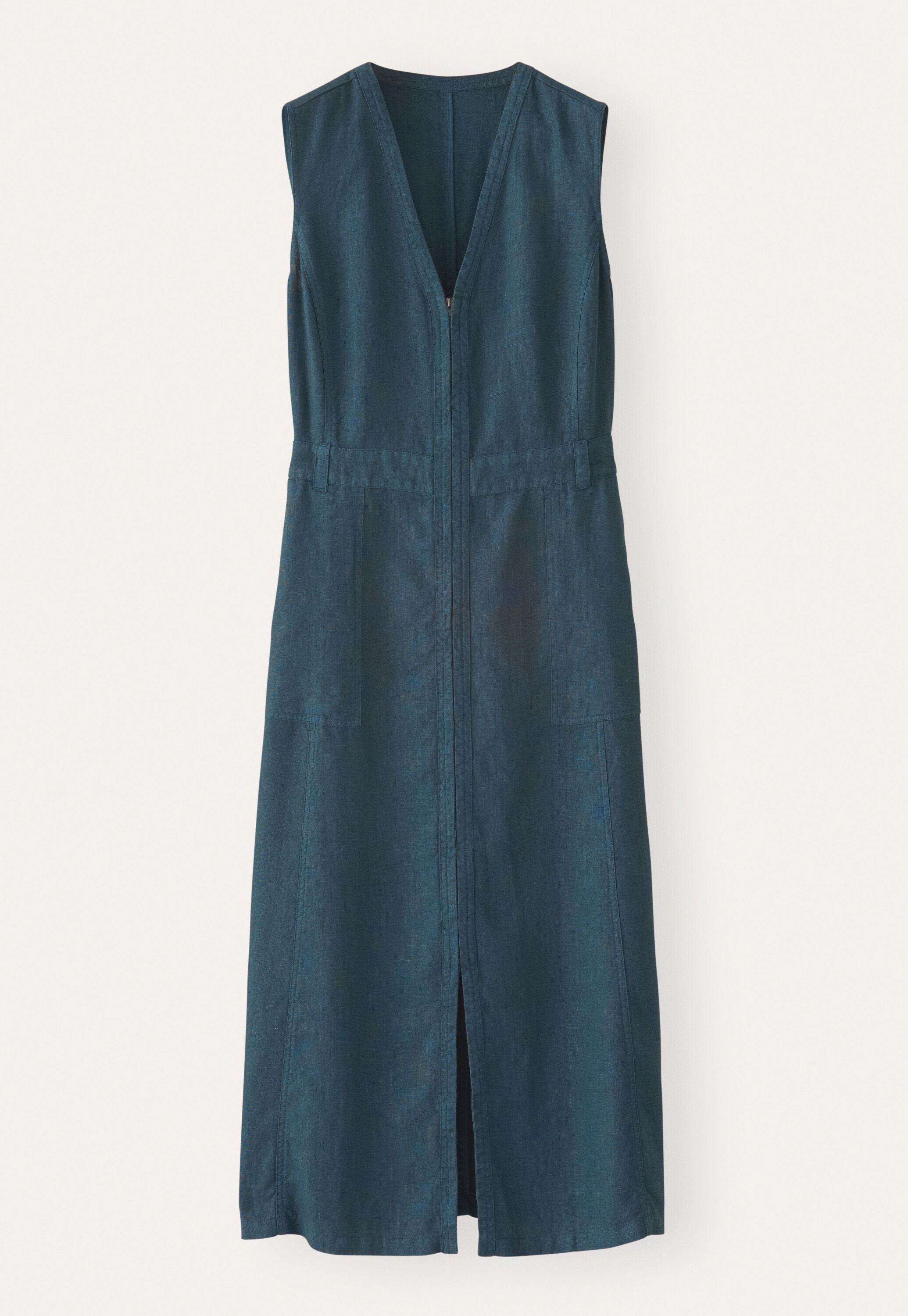 Sleeveless zipped dress
