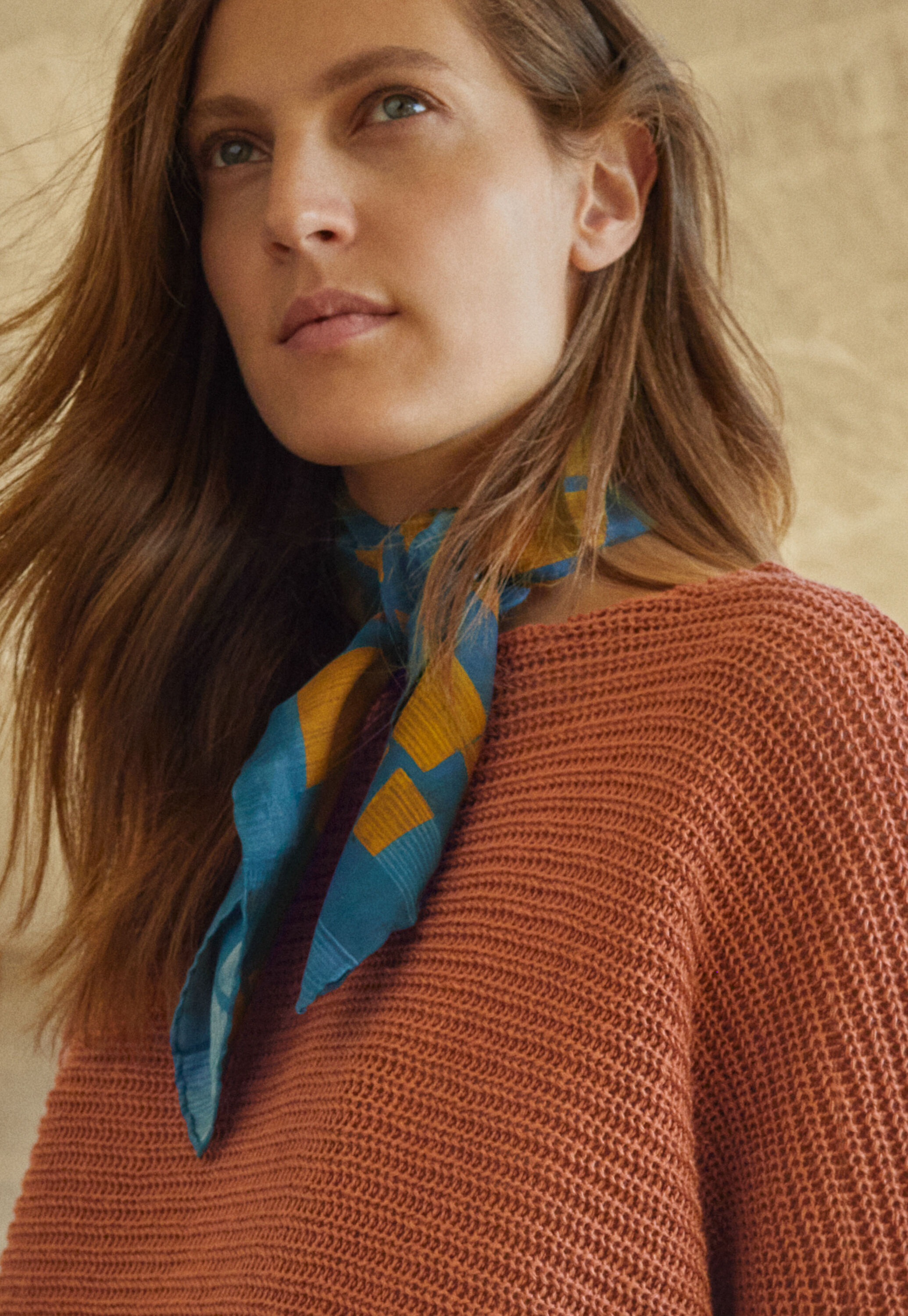 Rib-stitch sweater