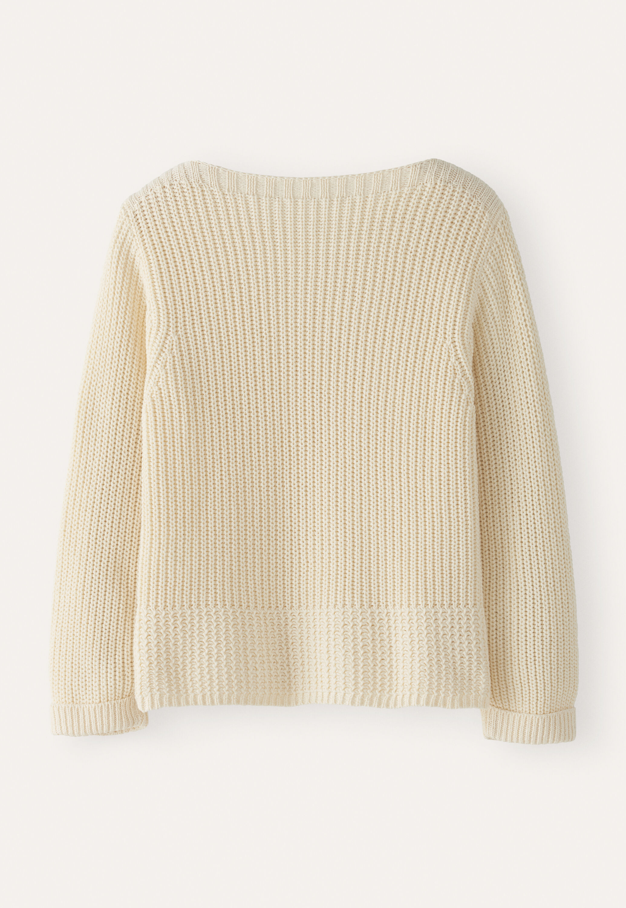 Boat-neck sweater