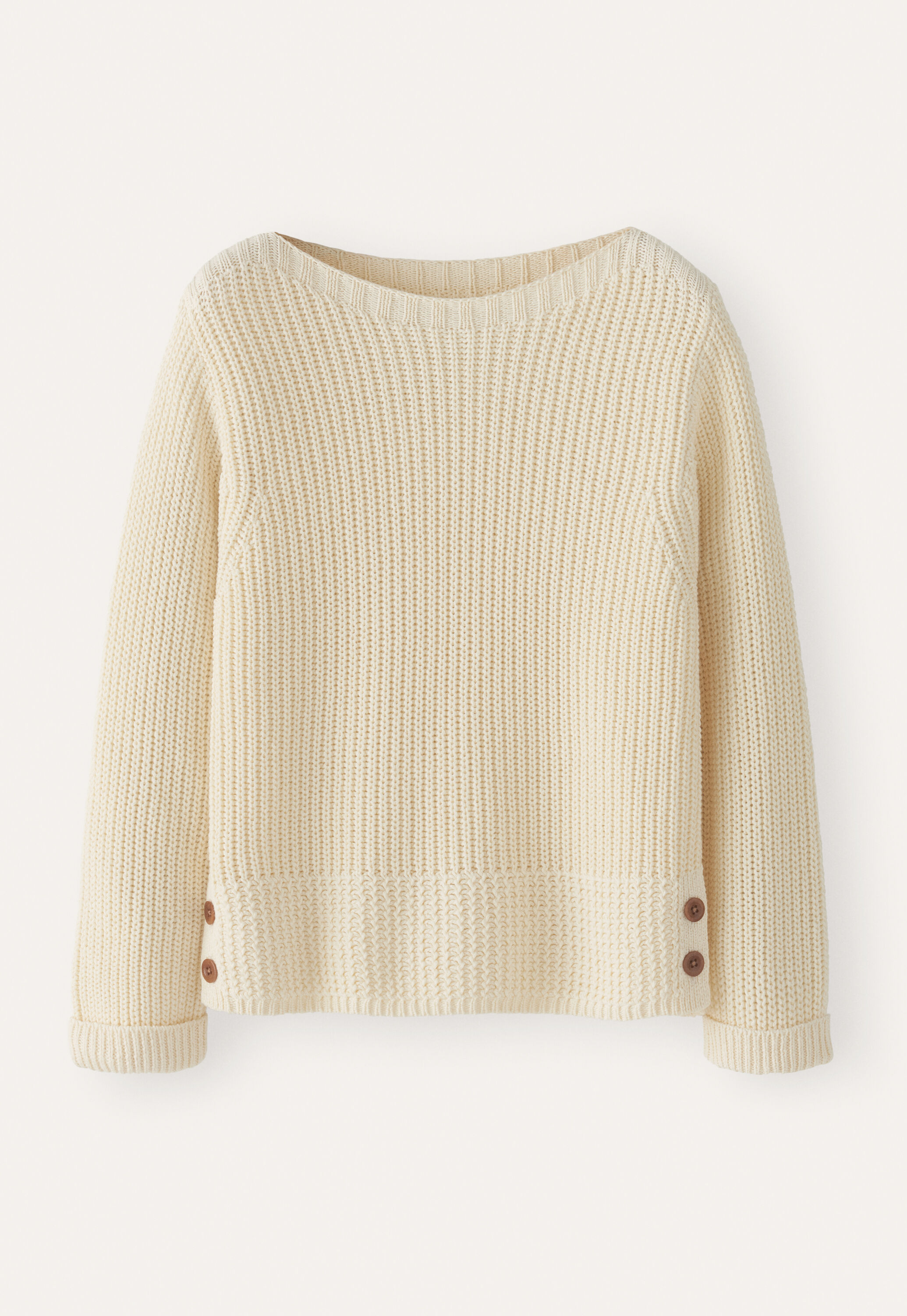 Boat-neck sweater