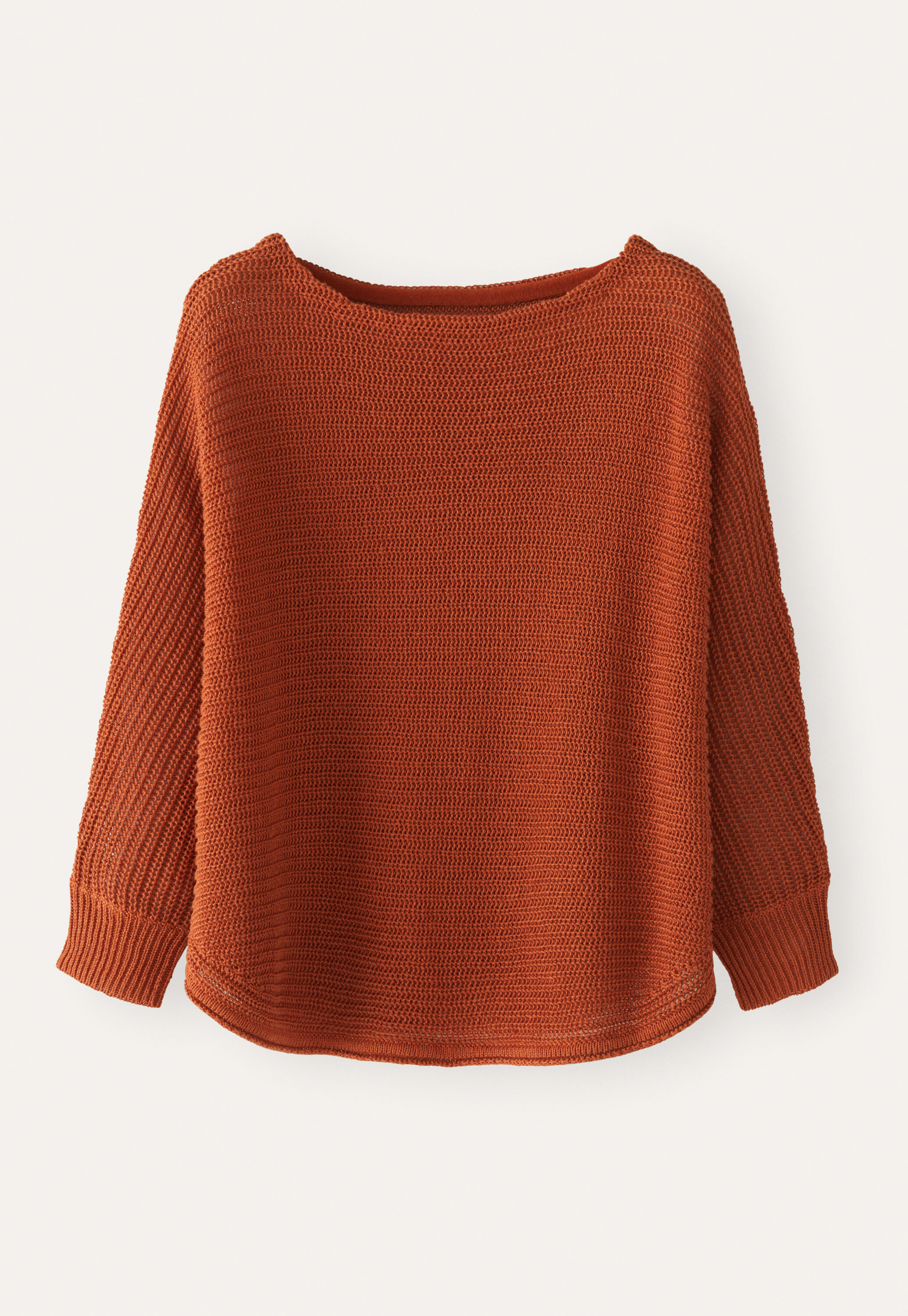 Rib-stitch sweater
