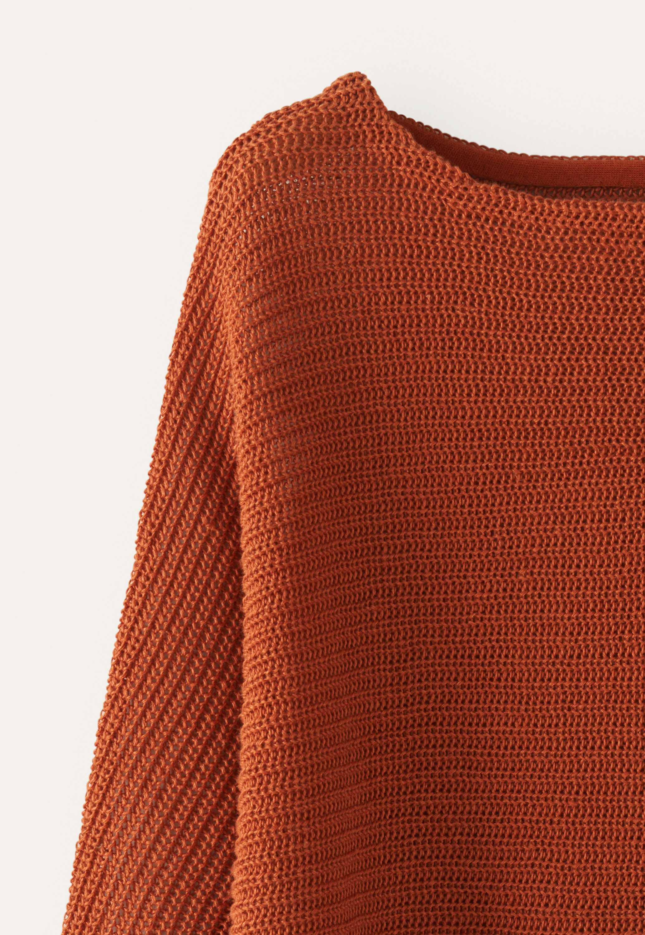 Rib-stitch sweater