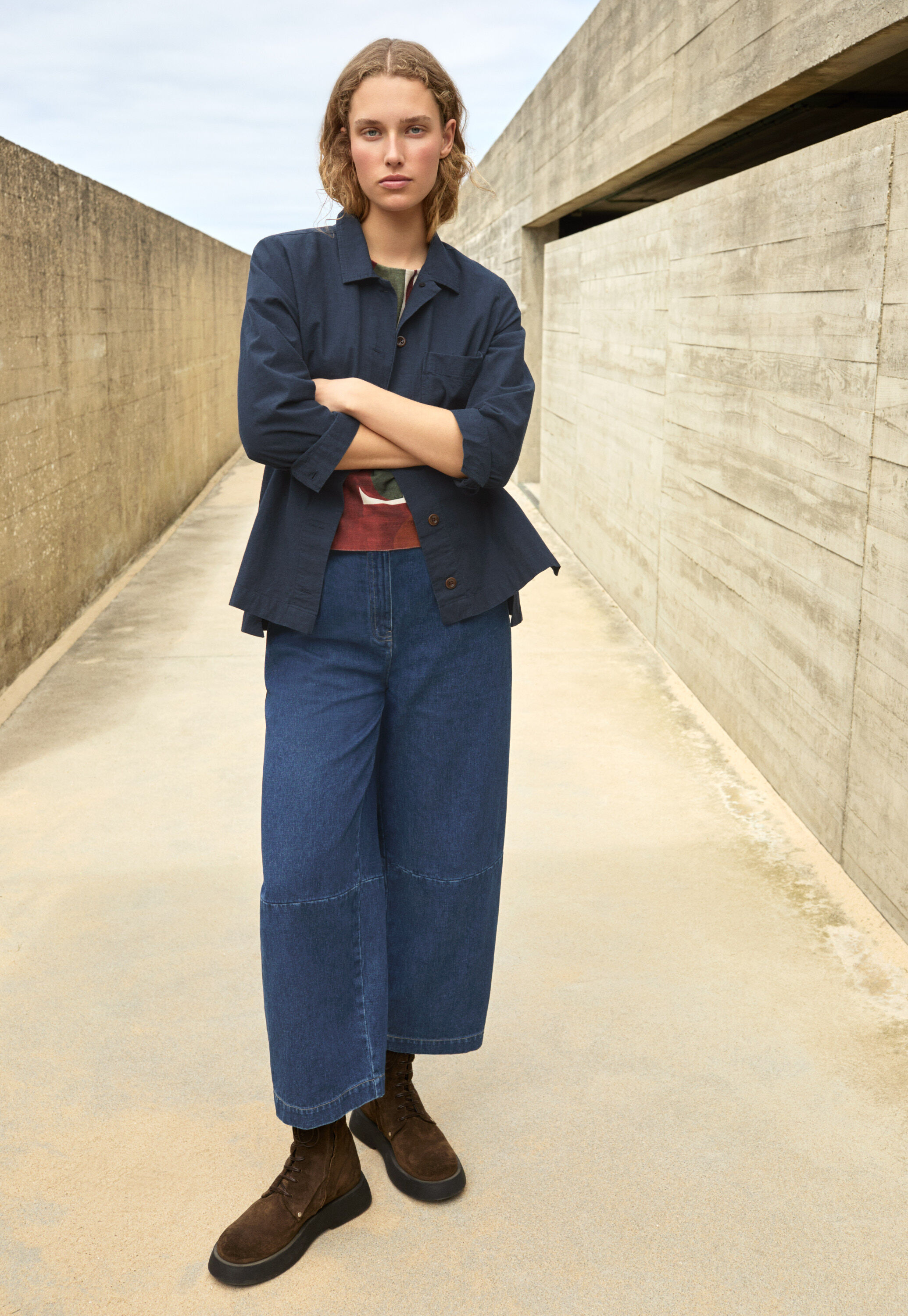 Structured overshirt