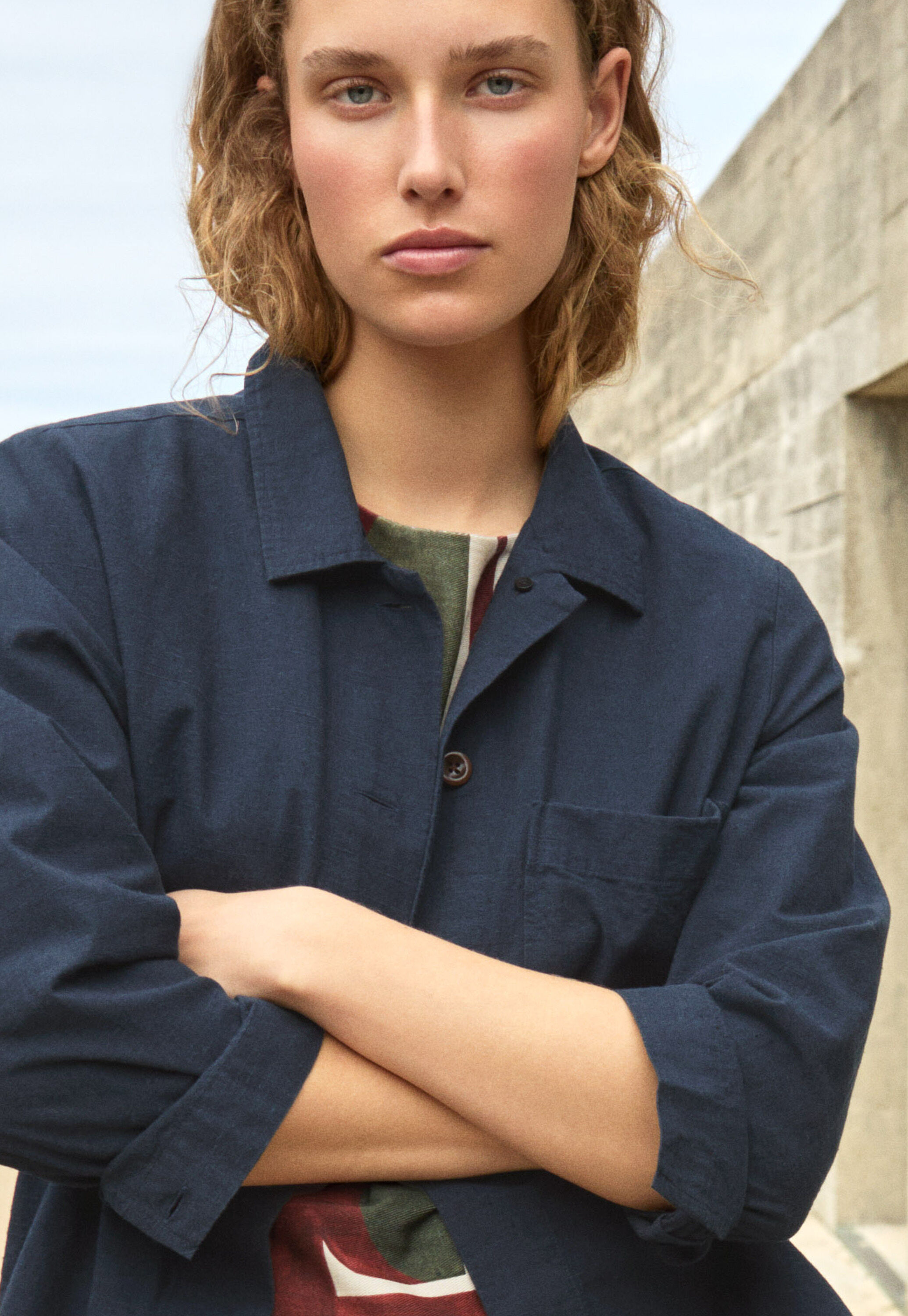 Structured overshirt