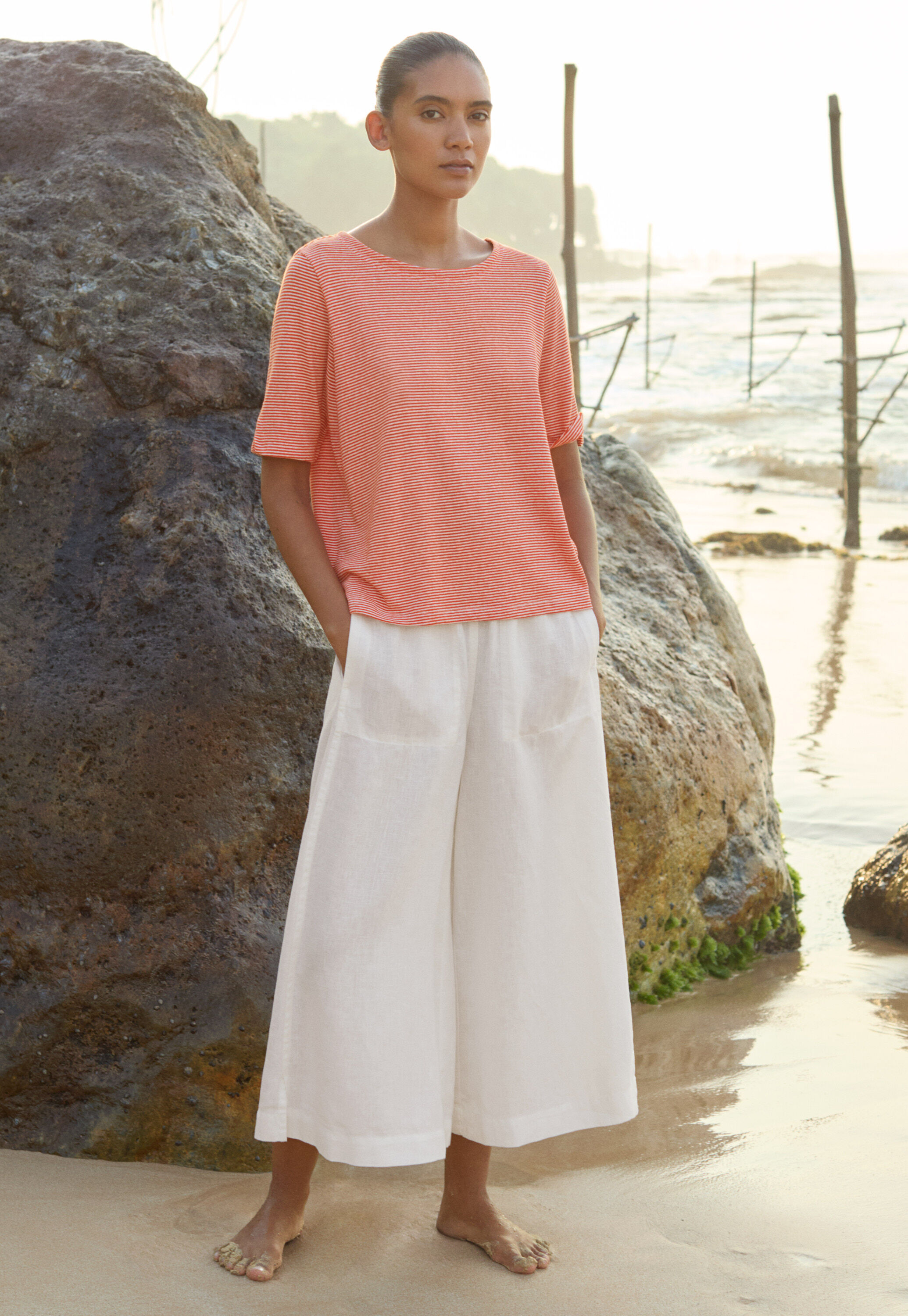 Wide & cropped culottes