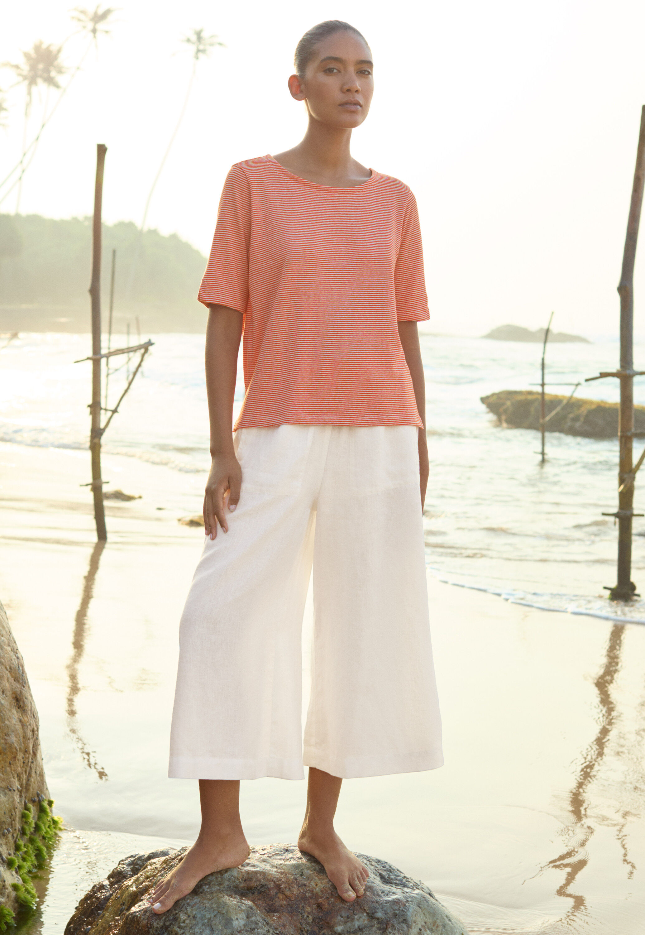 Wide & cropped culottes