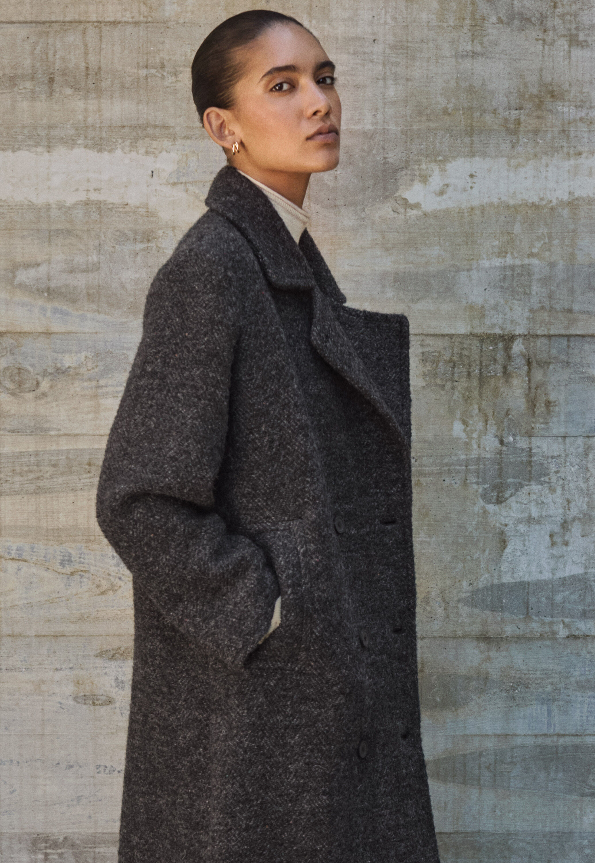 Edge-to-edge cardigan